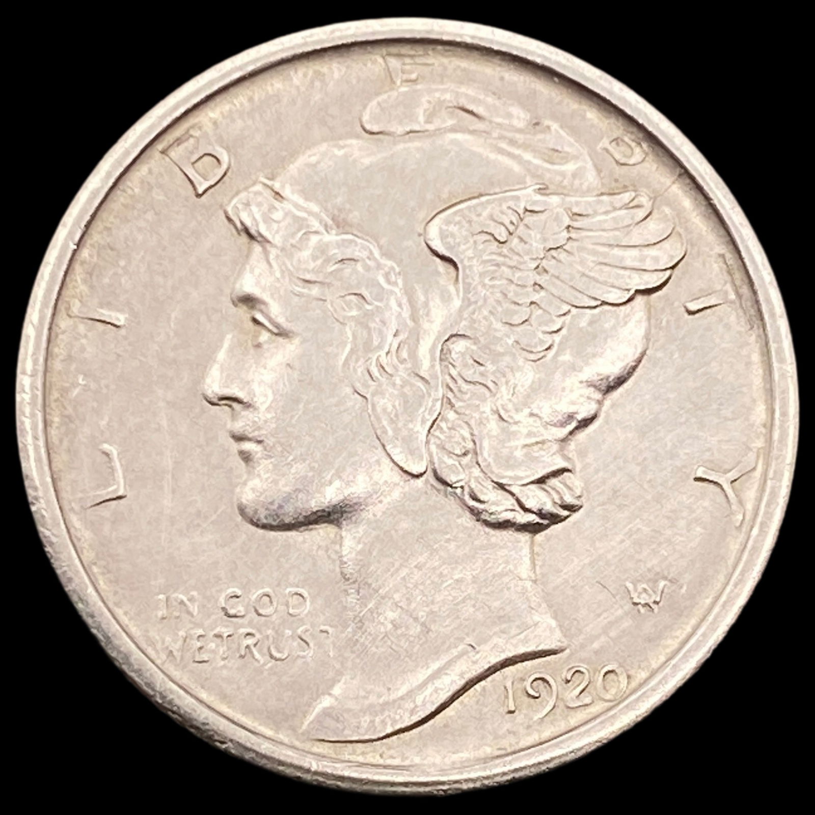 1920-D Silver Mercury Dime UNCIRCULATED (1 of 2)