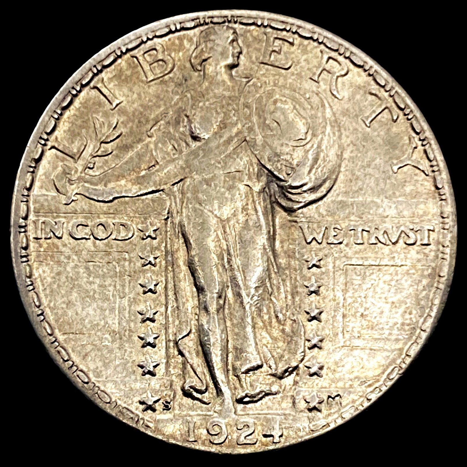 1924-S Standing Liberty Quarter CLOSELY UNCIRCULATED (1 of 2)