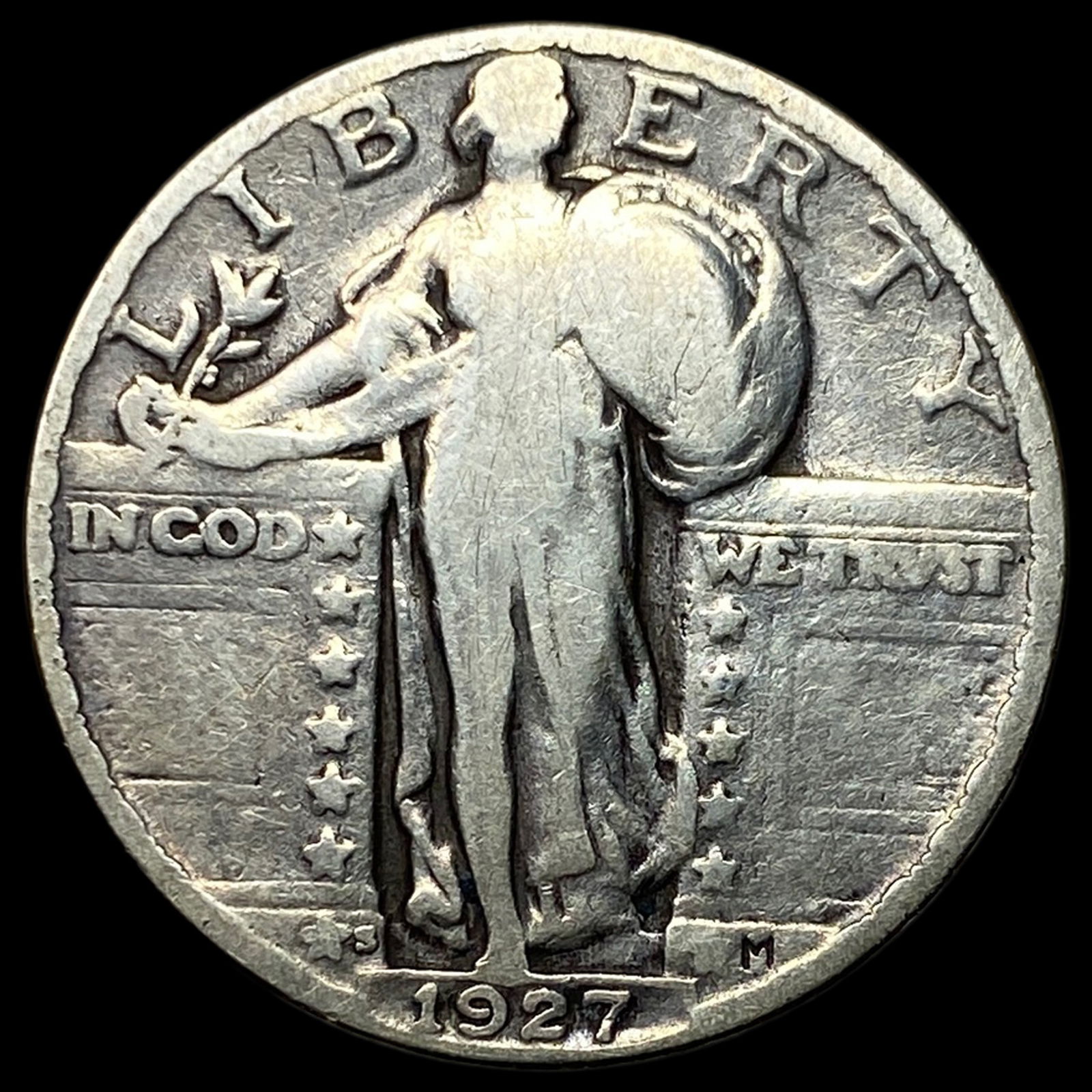 1927-S Standing Liberty Quarter LIGHTLY CIRCULATED (1 of 2)