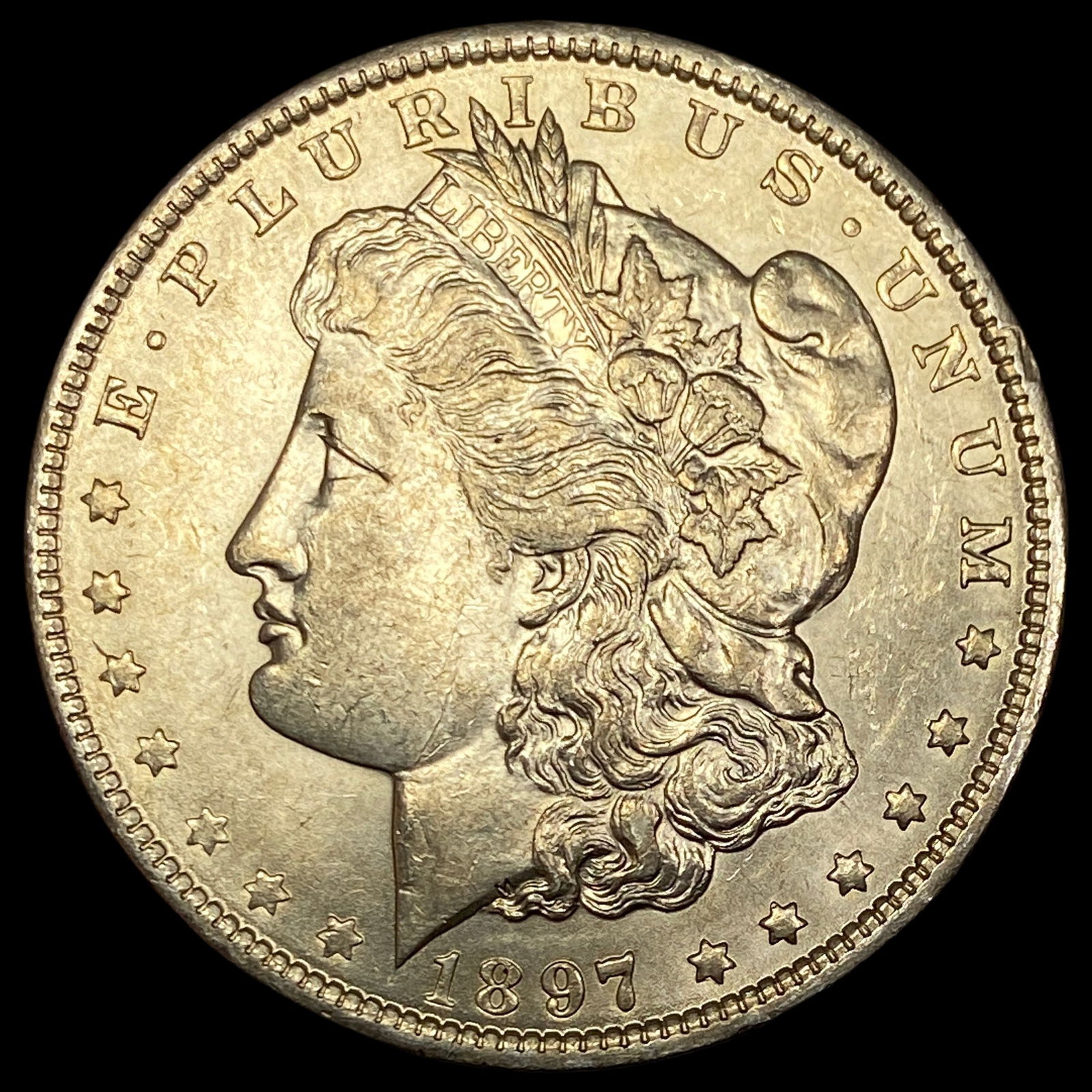 1897-O Silver Morgan Dollar CHOICE AU (1 of 2)