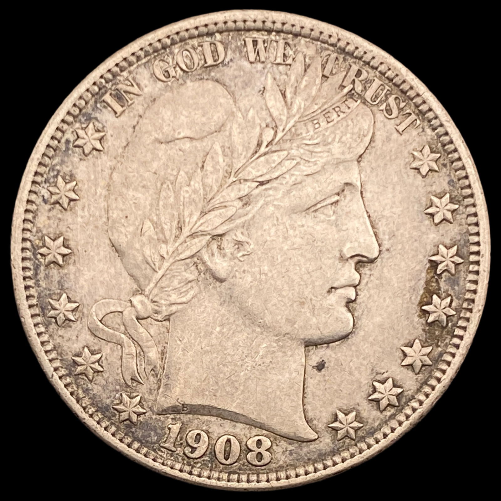 1908-D Silver Barber Half Dollar UNCIRCULATED (1 of 2)