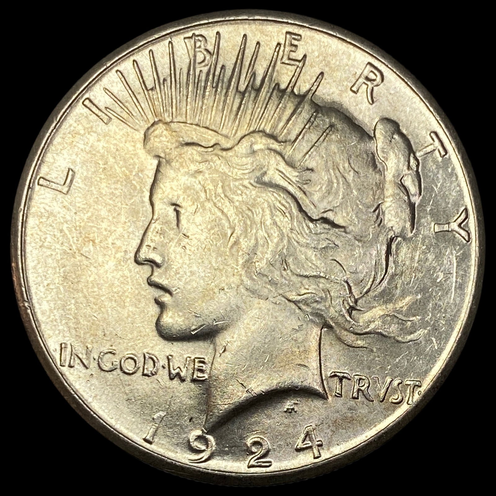 1924-S Silver Peace Dollar UNCIRCULATED (1 of 2)