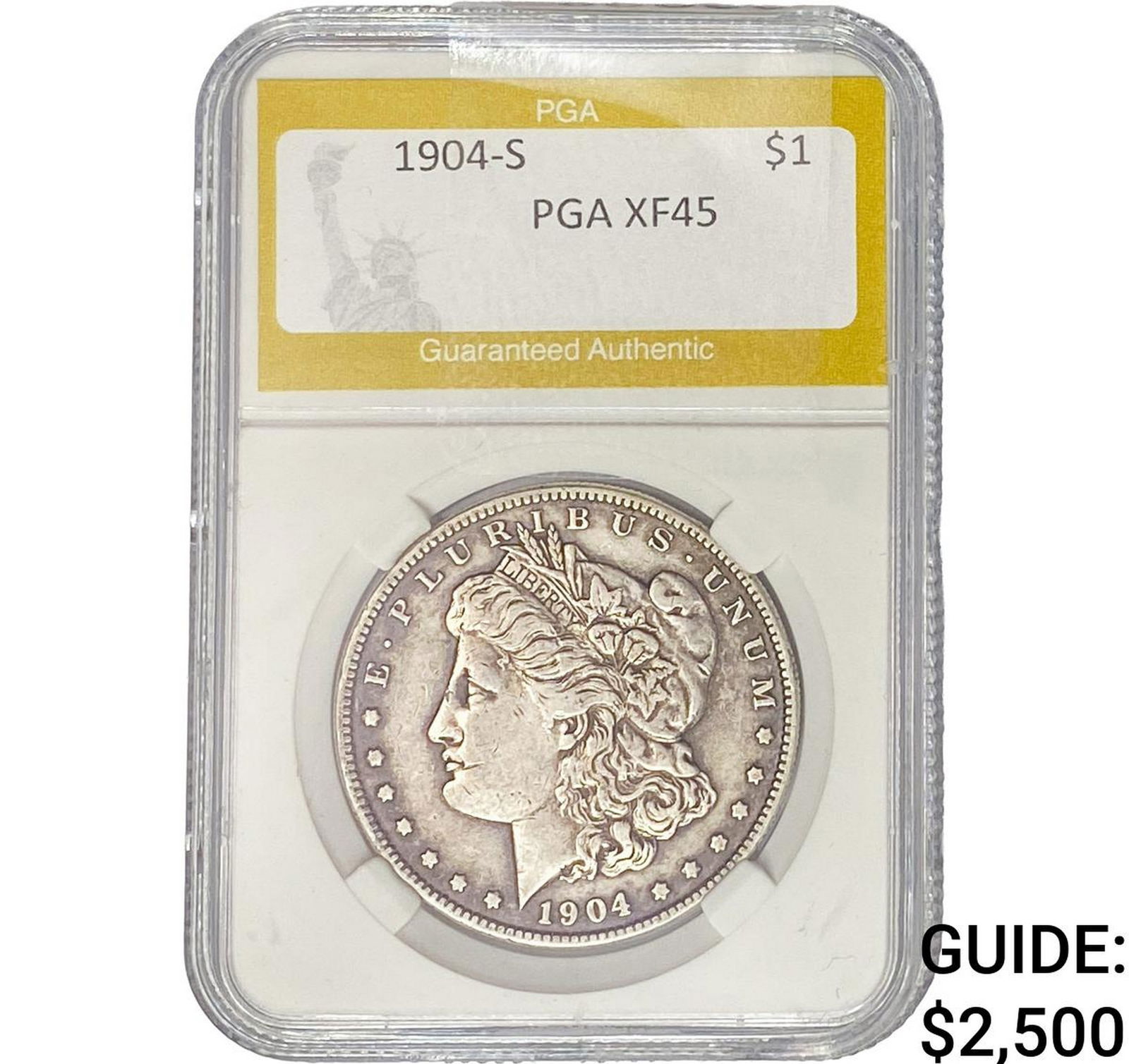 1904-S Morgan Silver Dollar PGA XF45 (1 of 2)
