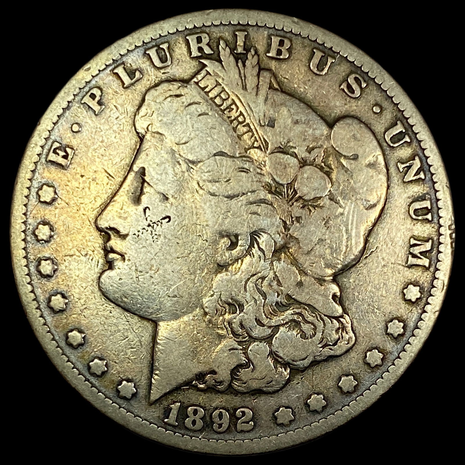 1892-S Silver Morgan Dollar LIGHTLY CIRCULATED (1 of 2)