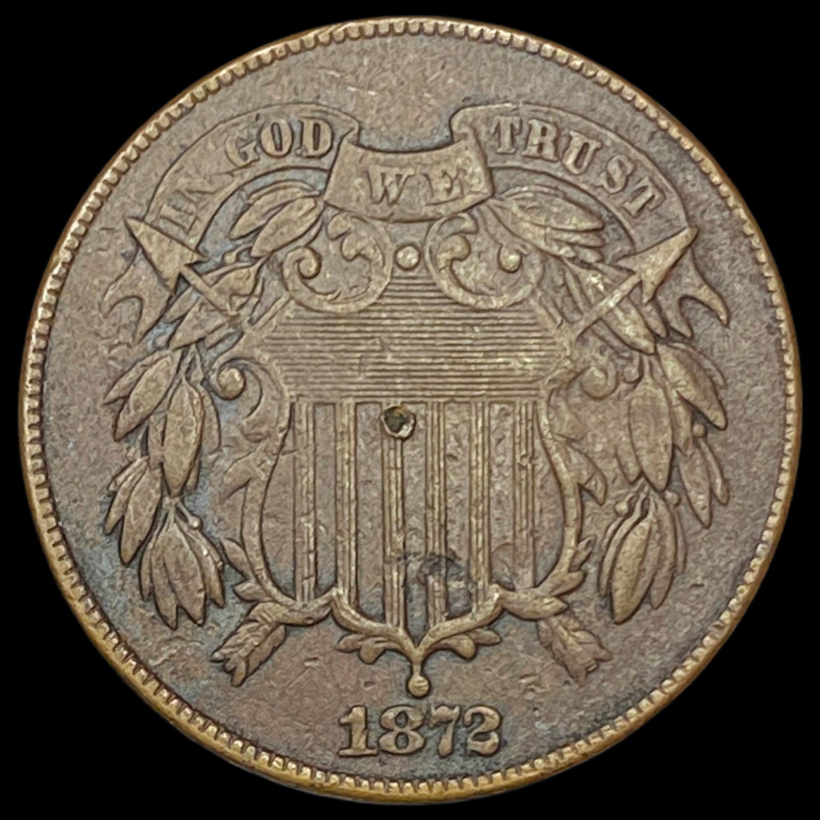 1872 Two-Cent Piece HIGH GRADE (1 of 2)