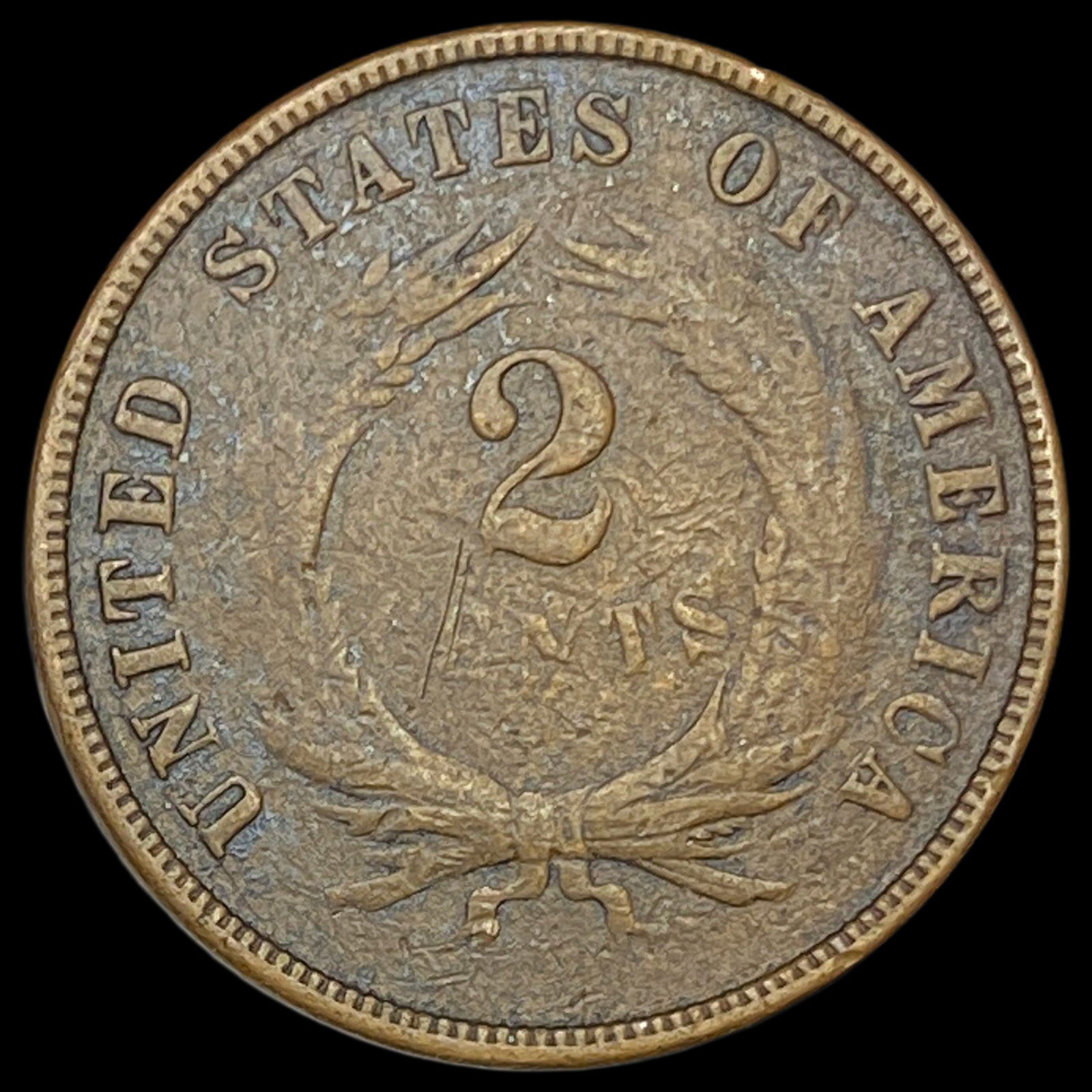 1872 Two-Cent Piece HIGH GRADE - 2
