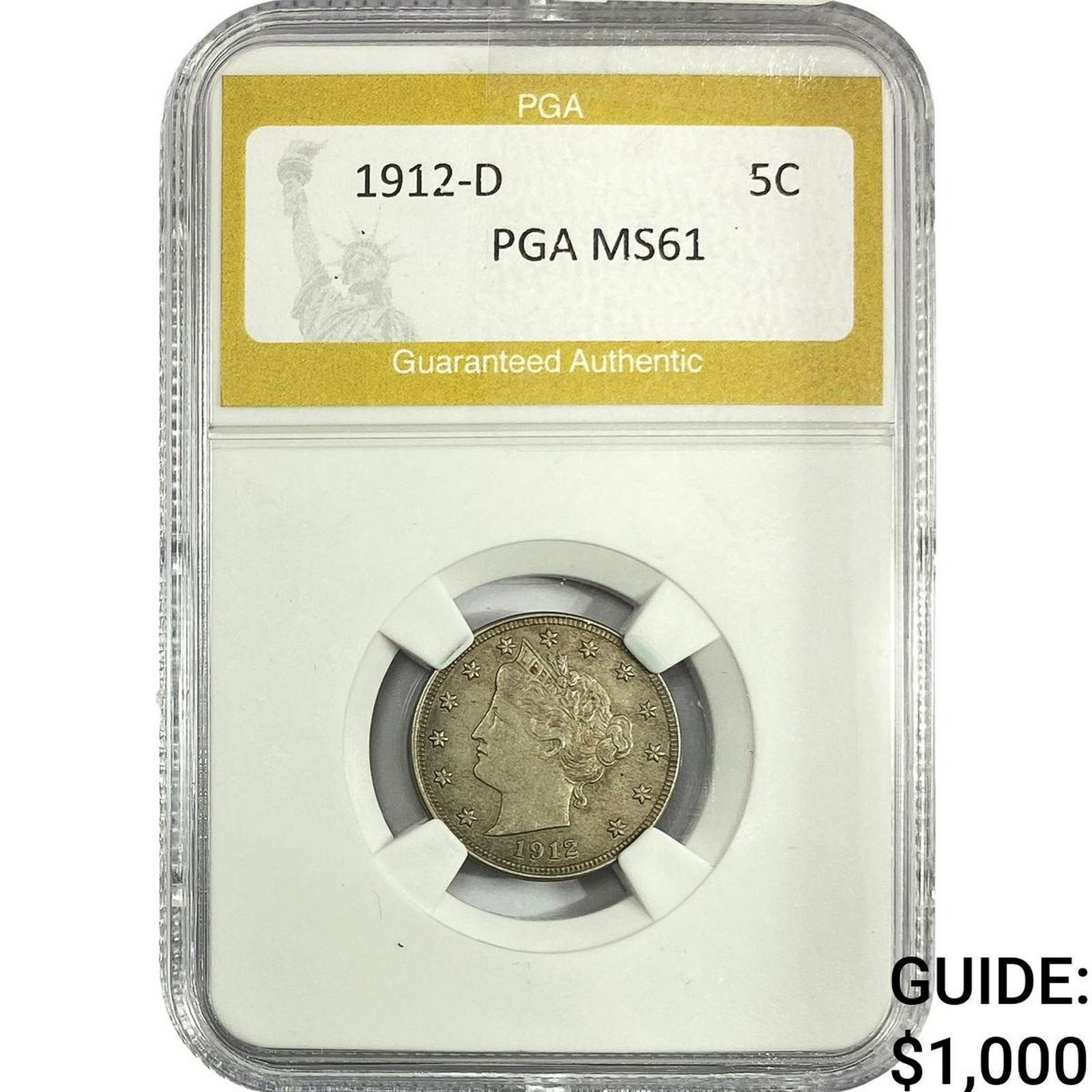 1912-D Liberty Victory Nickel PGA MS61 (1 of 2)