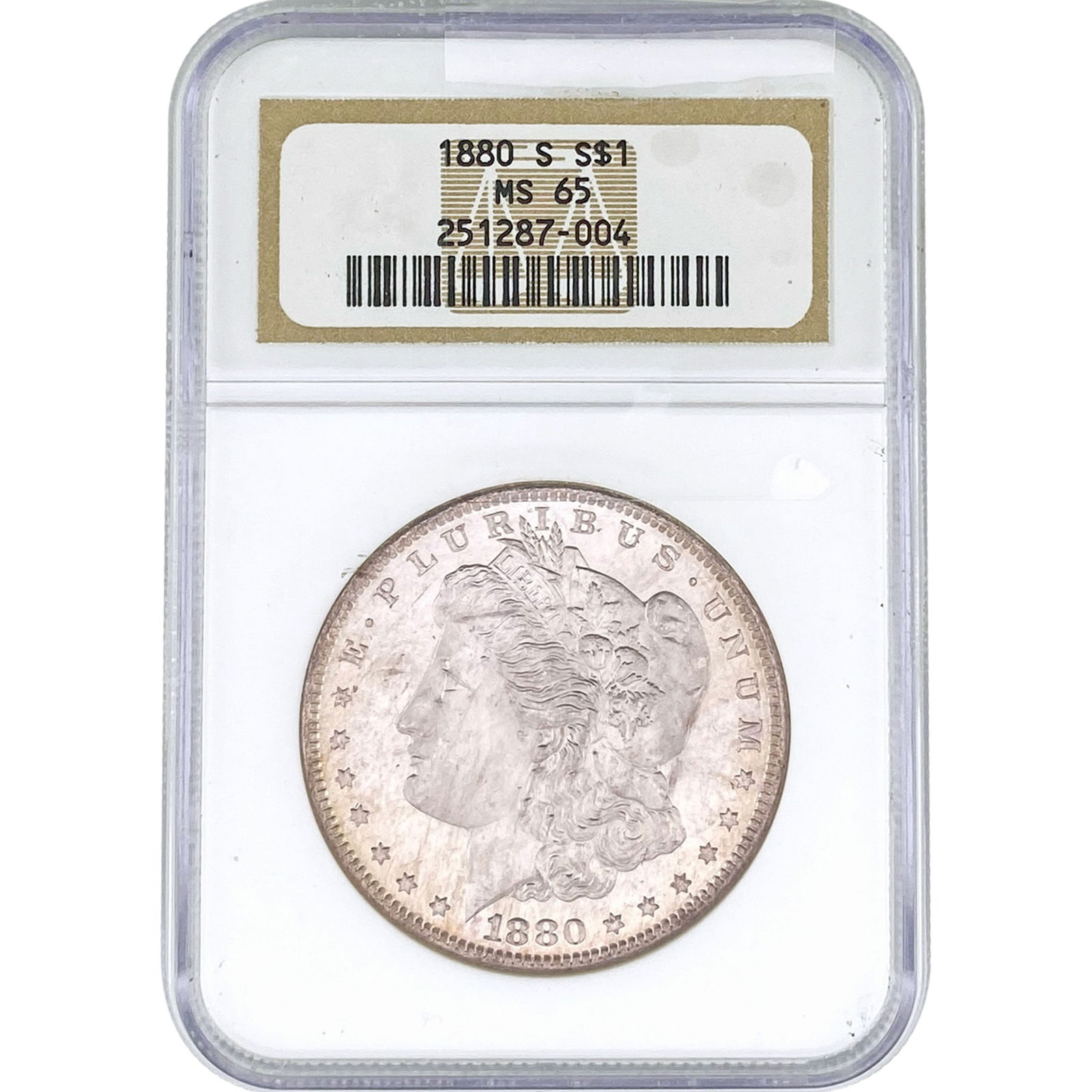 1880-S Morgan Silver Dollar NGC MS65 (1 of 2)