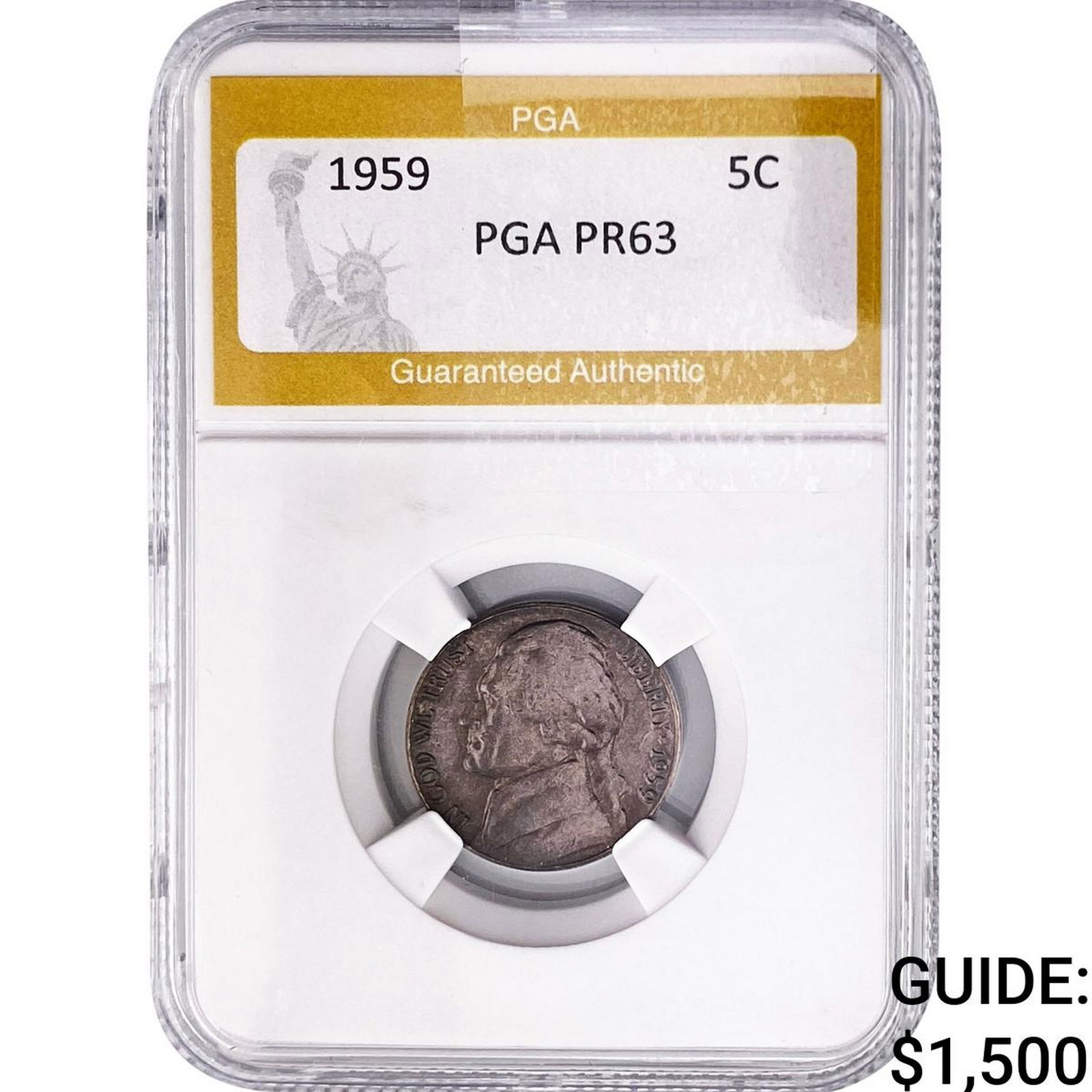 1959 Jefferson Nickel PGA PR63 (1 of 2)