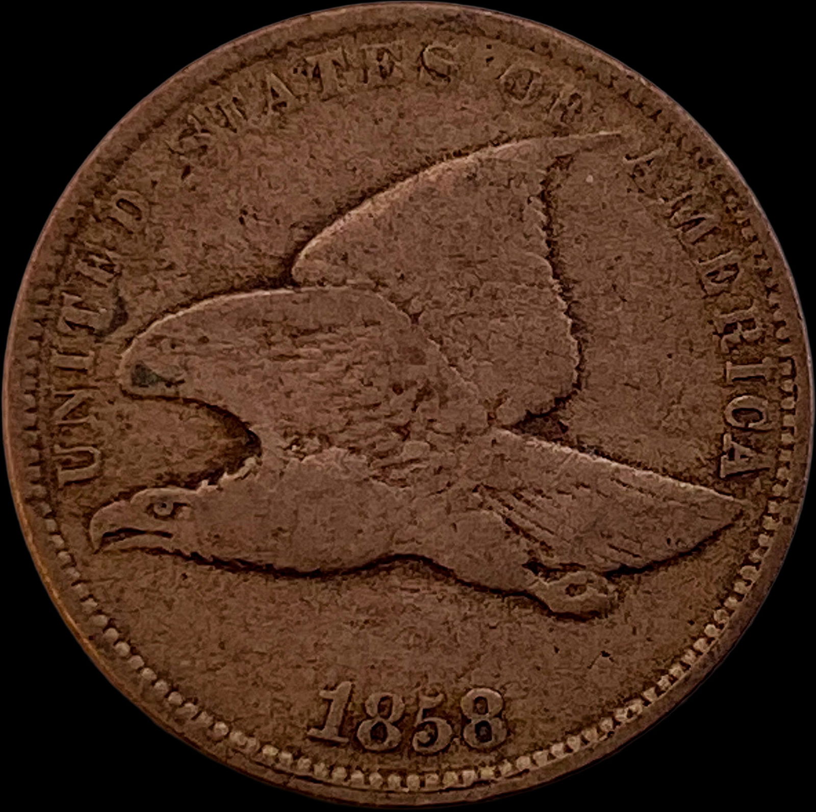 1858 Flying Eagle Cent LIGHTLY CIRCULATED (1 of 2)
