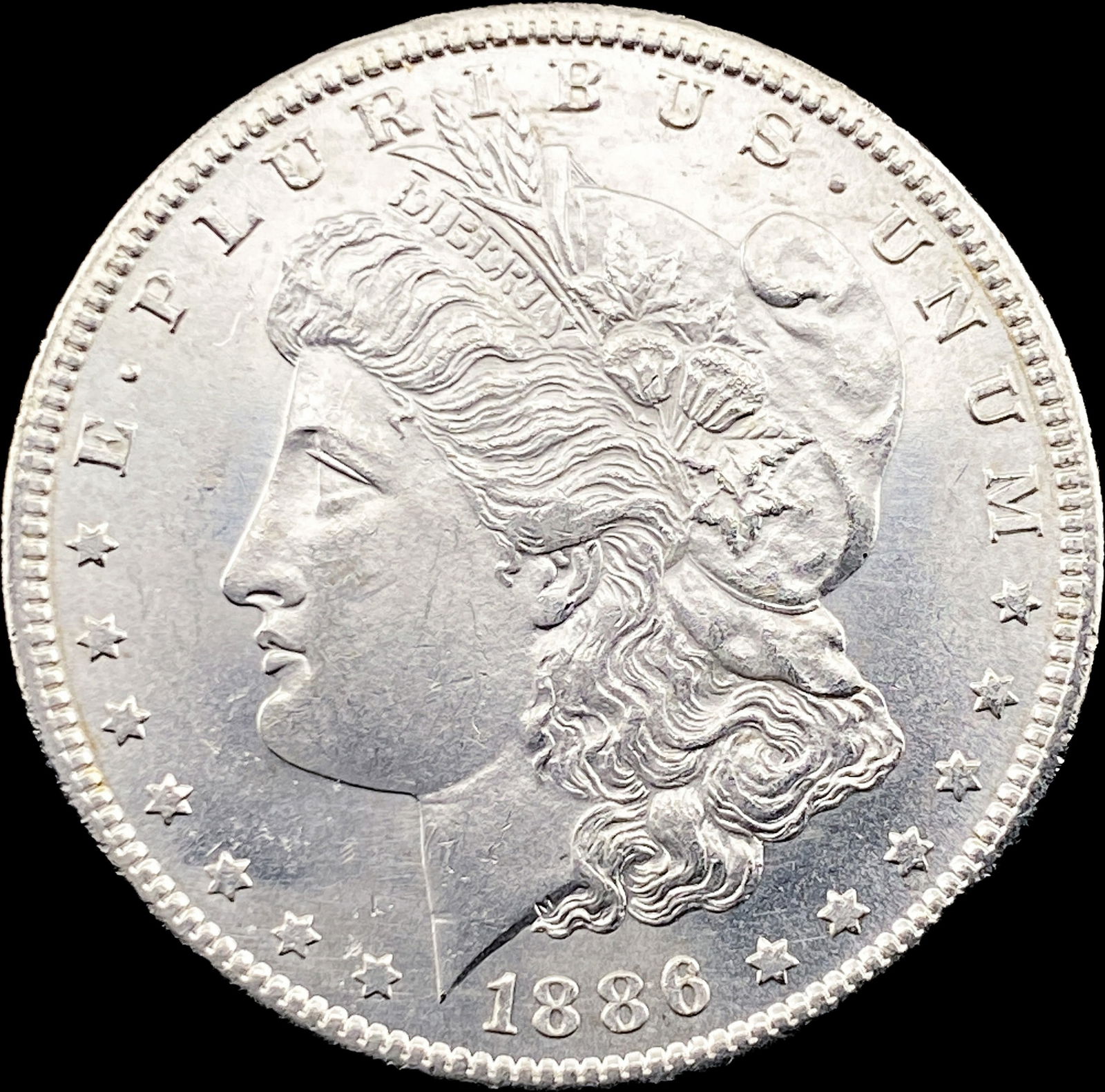1886-S Silver Morgan Dollar CHOICE BU: 1886-S Silver Morgan Dollar CHOICE BU