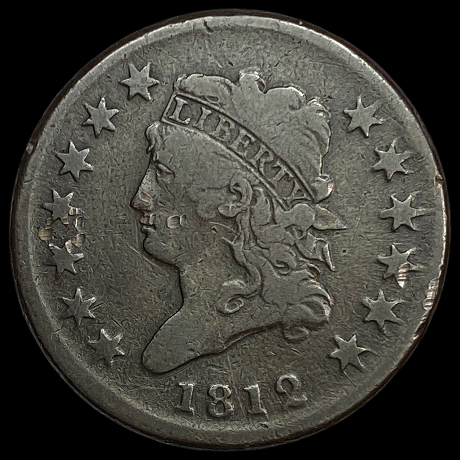 1812 Classic Head Large Cent HIGH GRADE (1 of 2)