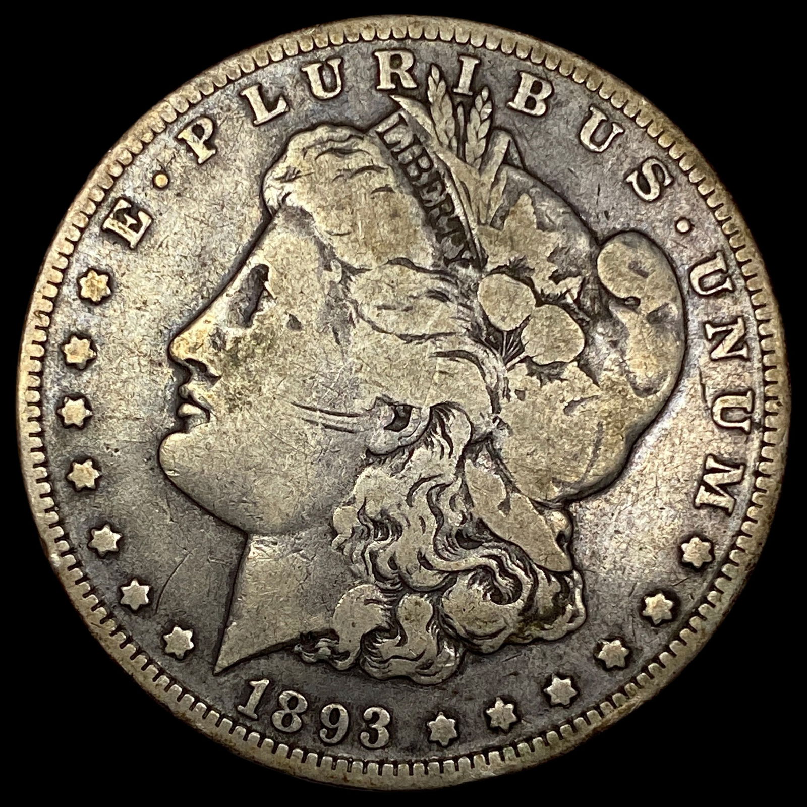 1893-O Silver Morgan Dollar ABOUT UNCIRCULATED: 1893-O Silver Morgan Dollar ABOUT UNCIRCULATED