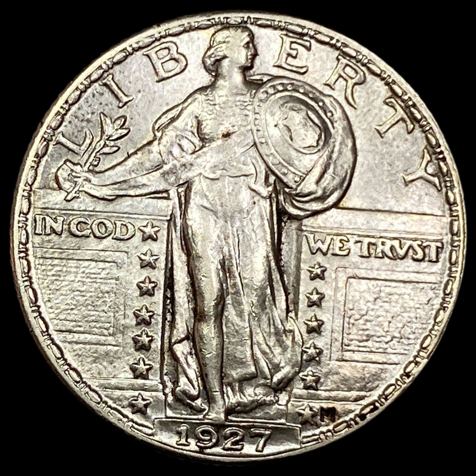 1927 Standing Liberty Silver Quarter UNCIRCULATED: 1927 Standing Liberty Silver Quarter UNCIRCULATED