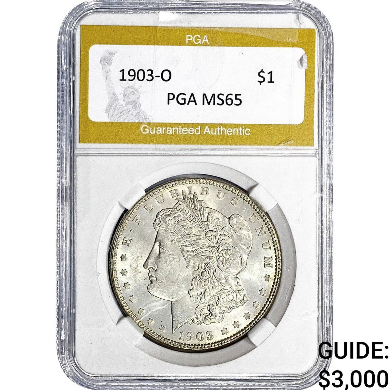 1903-O Morgan Silver Dollar PGA MS65 (1 of 2)
