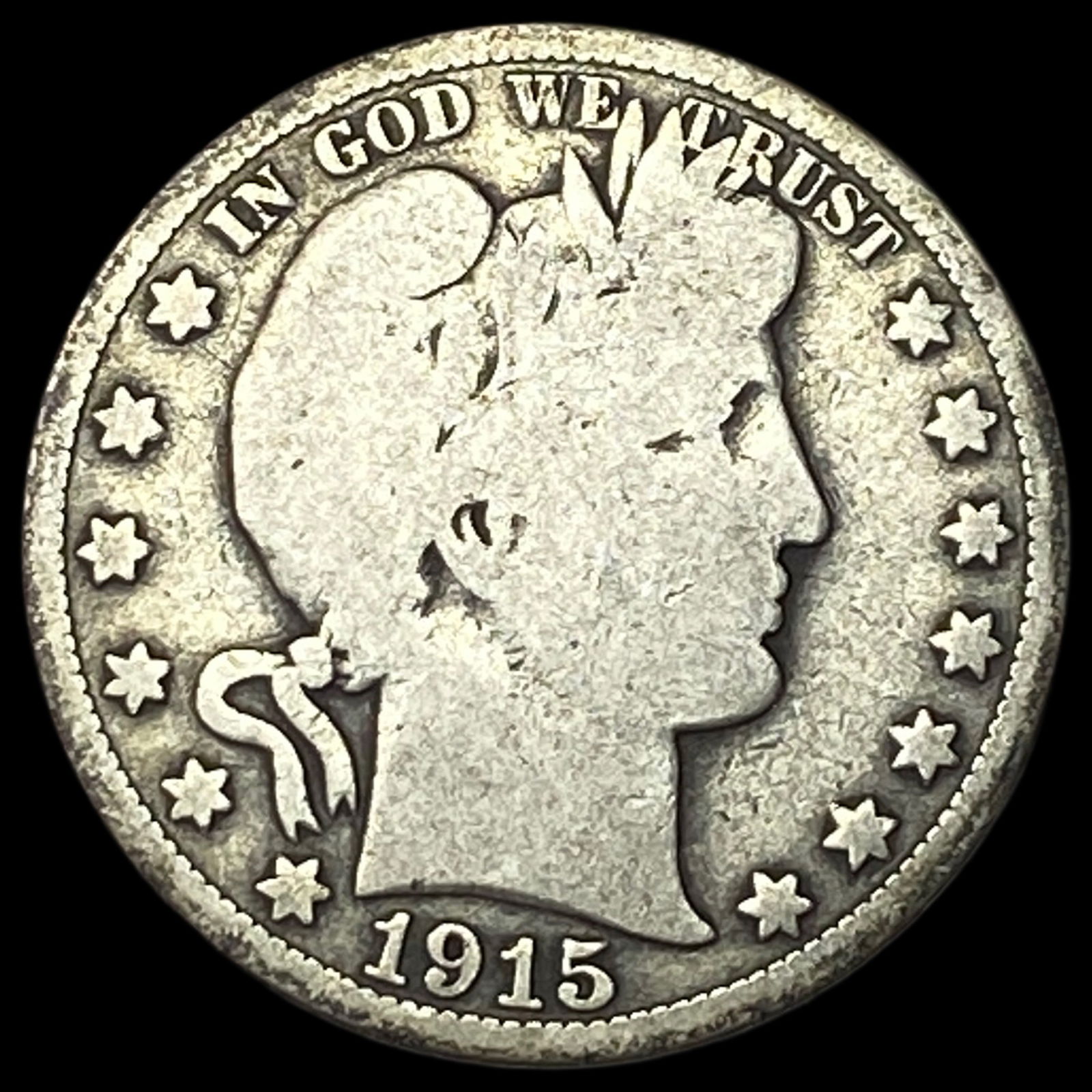 1915 Barber Half Dollar NICELY CIRCULATED (1 of 2)