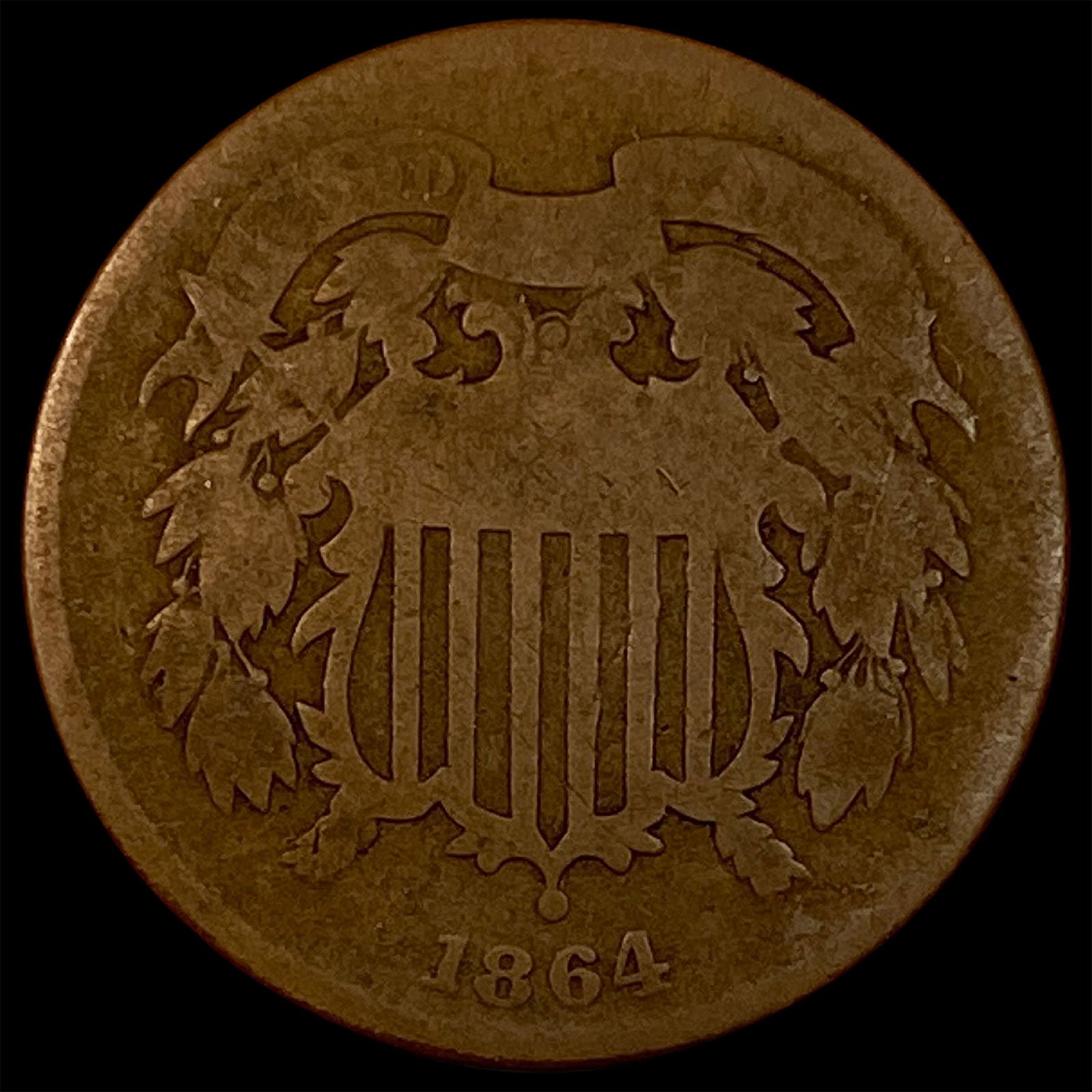 1864 Two-Cent Piece NICELY CIRCULATED (1 of 2)