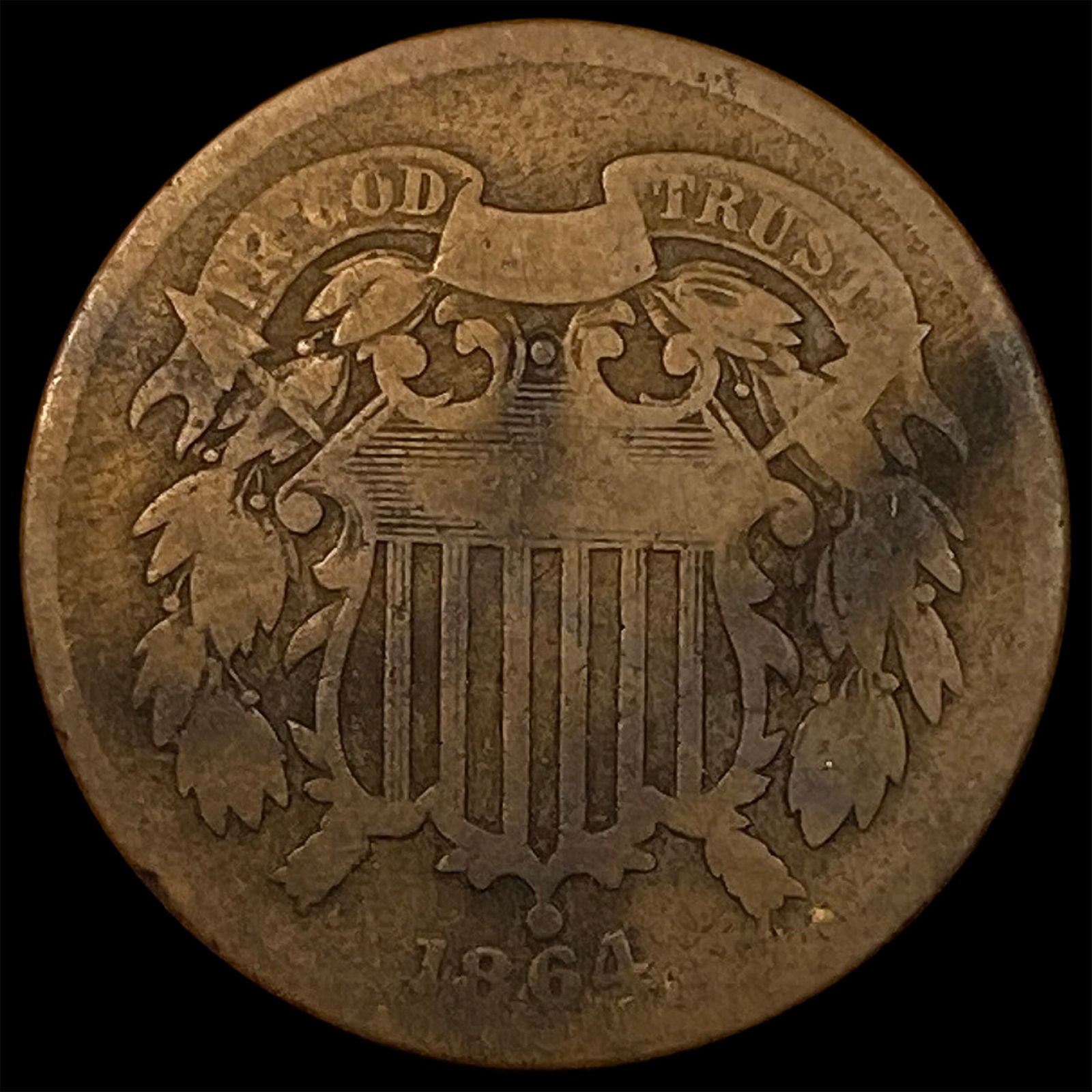 1864 Two-Cent Piece NICELY CIRCULATED (1 of 2)