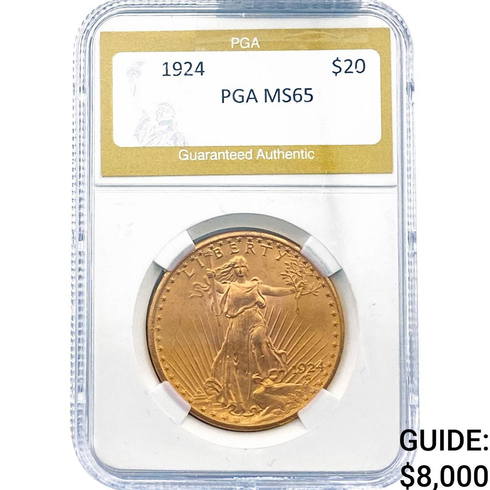 1924 $20 Gold Double Eagle PGA MS65 (1 of 2)