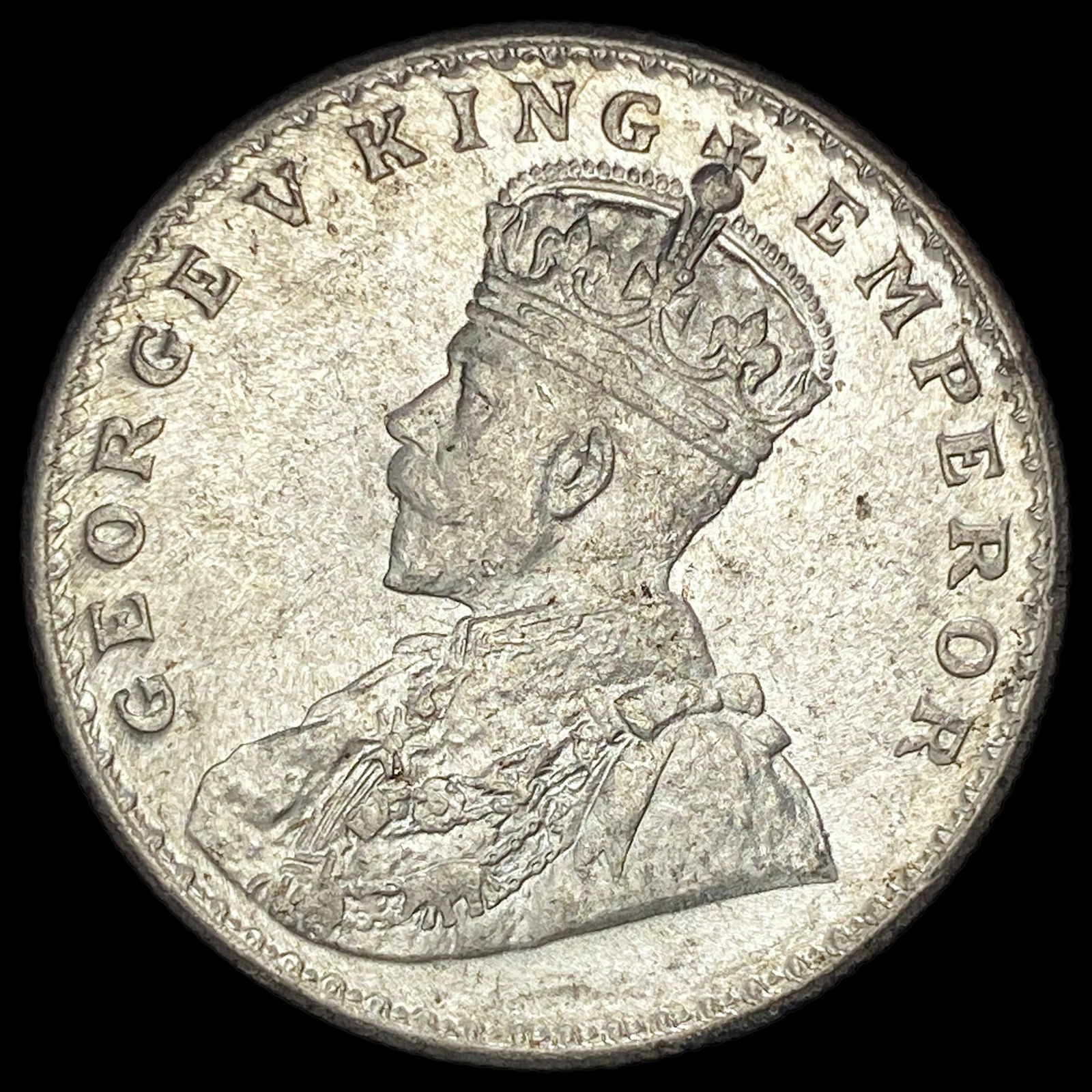 1919 India Silver 1 Rupee UNCIRCULATED (1 of 2)