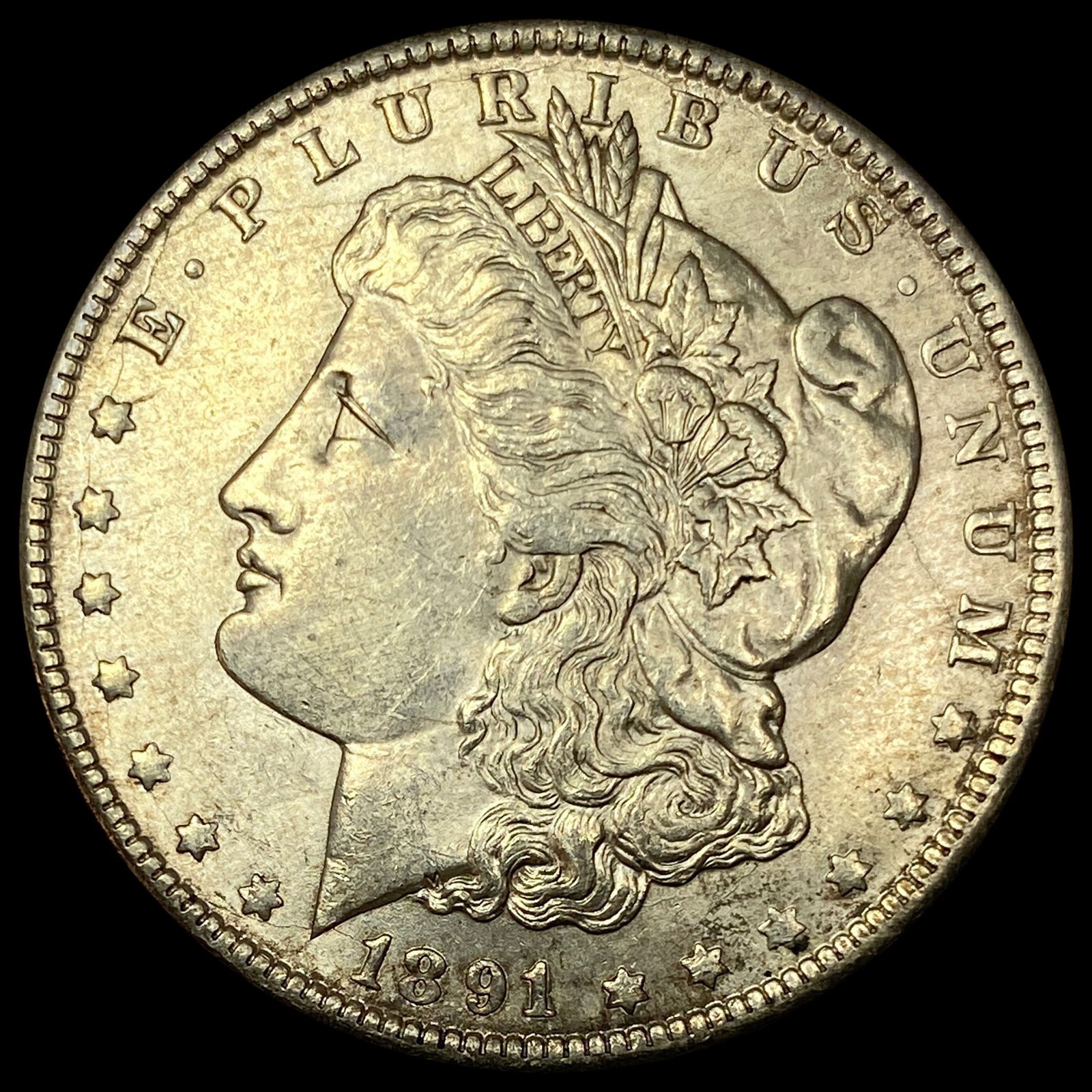 1891-O Silver Morgan Dollar CHOICE AU (1 of 2)