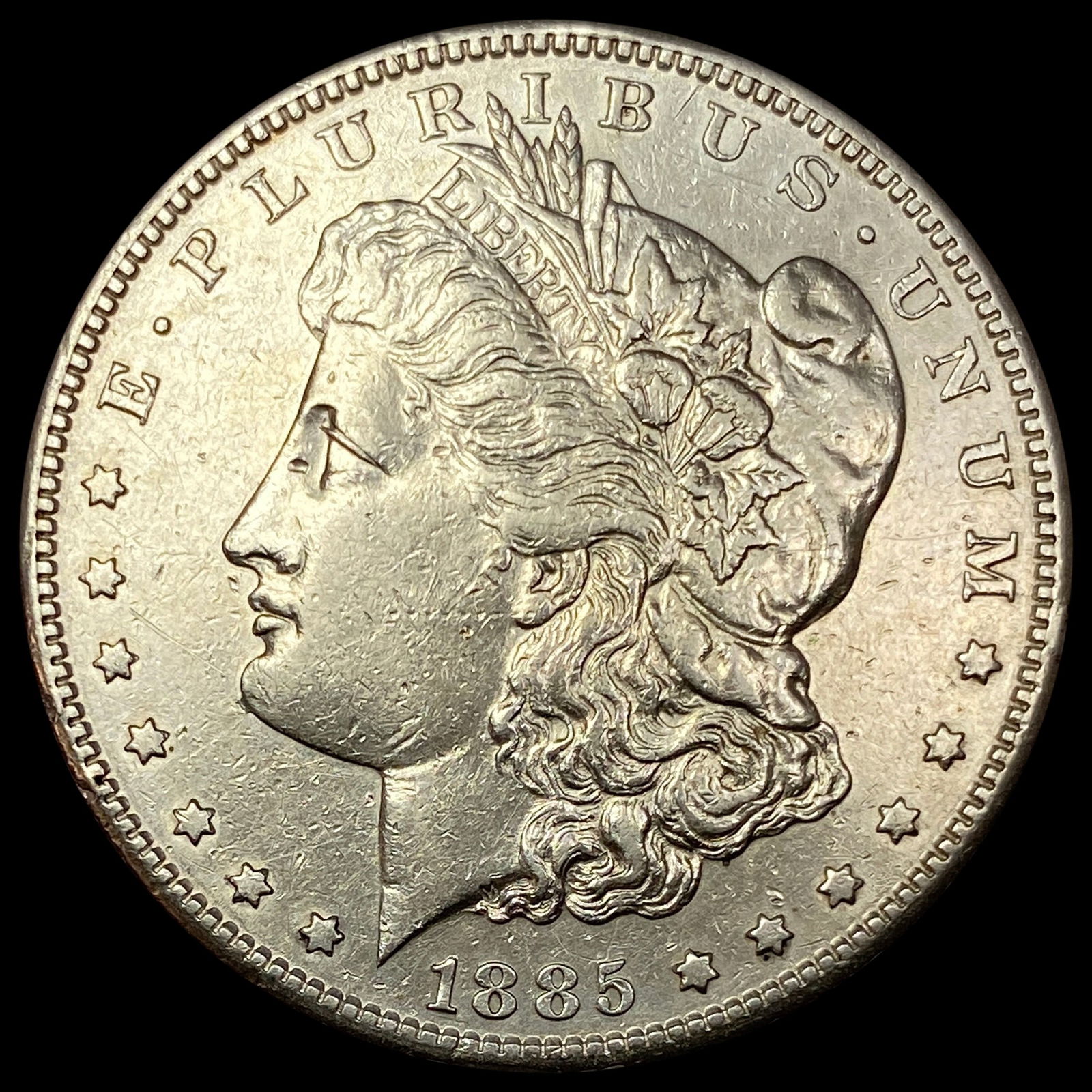 1885-S Silver Morgan Dollar CLOSELY UNCIRCULATED (1 of 2)