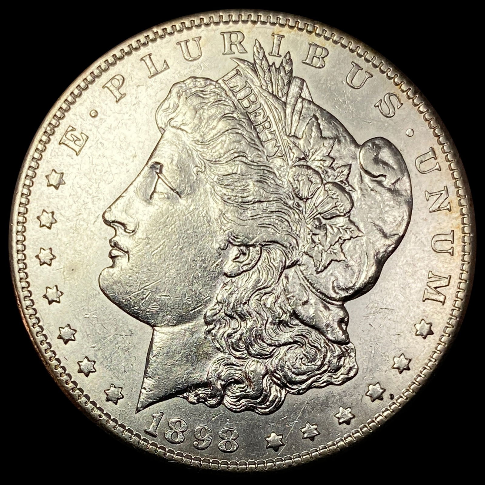1898-S Silver Morgan Dollar CLOSELY UNCIRCULATED (1 of 2)