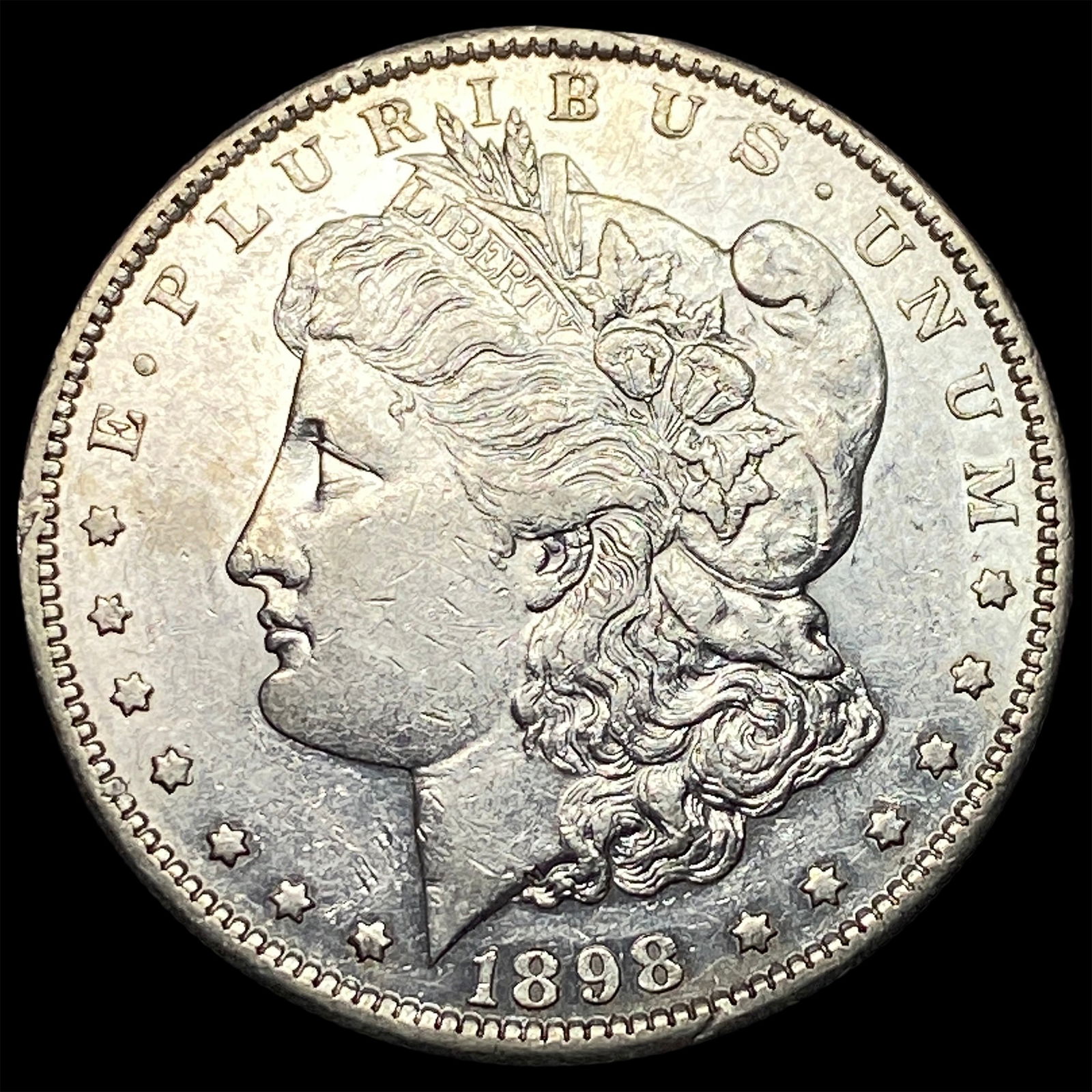 1898-S Silver Morgan Dollar CLOSELY UNCIRCULATED (1 of 2)