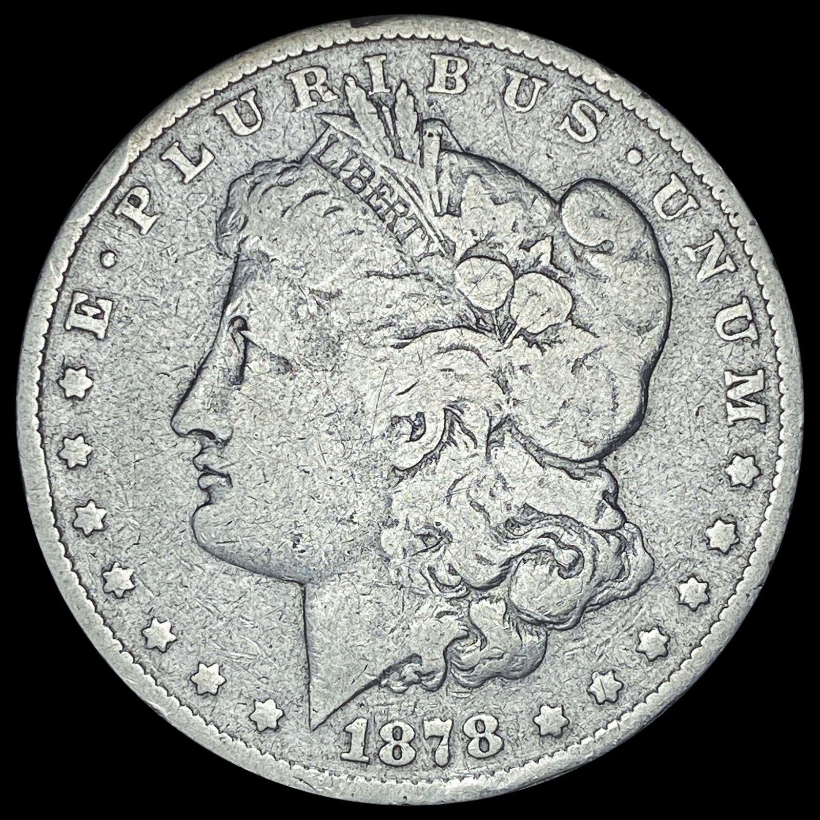 1878 Silver Morgan Dollar NICELY CIRCULATED (1 of 2)