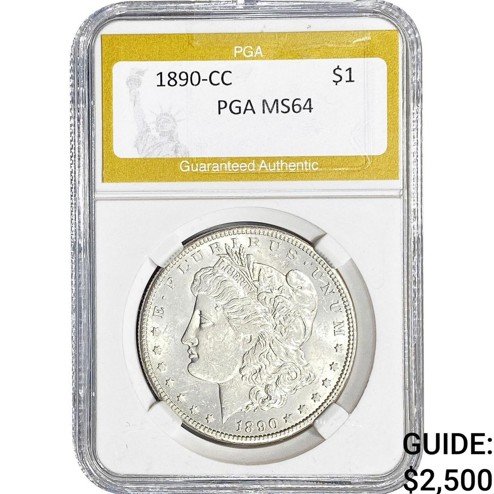 1890-CC Morgan Silver Dollar PGA MS64 (1 of 2)