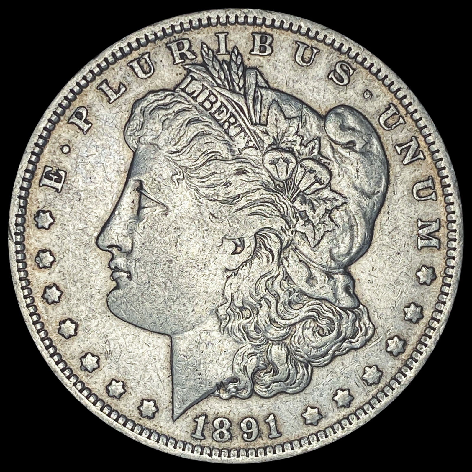 1891-O Silver Morgan Dollar NEARLY UNCIRCULATED: 1891-O Silver Morgan Dollar NEARLY UNCIRCULATED