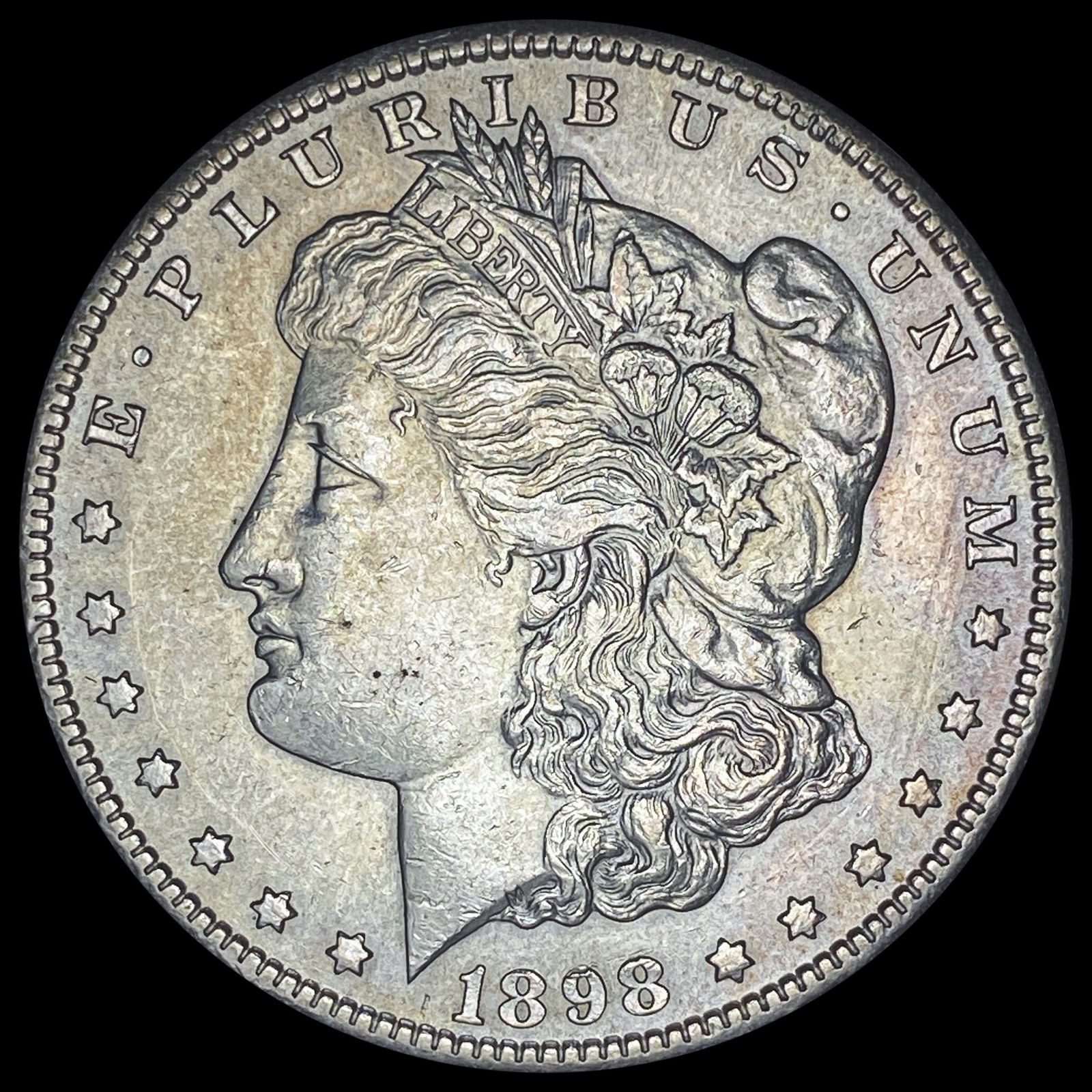 1898-S Silver Morgan Dollar CLOSELY UNCIRCULATED: 1898-S Silver Morgan Dollar CLOSELY UNCIRCULATED