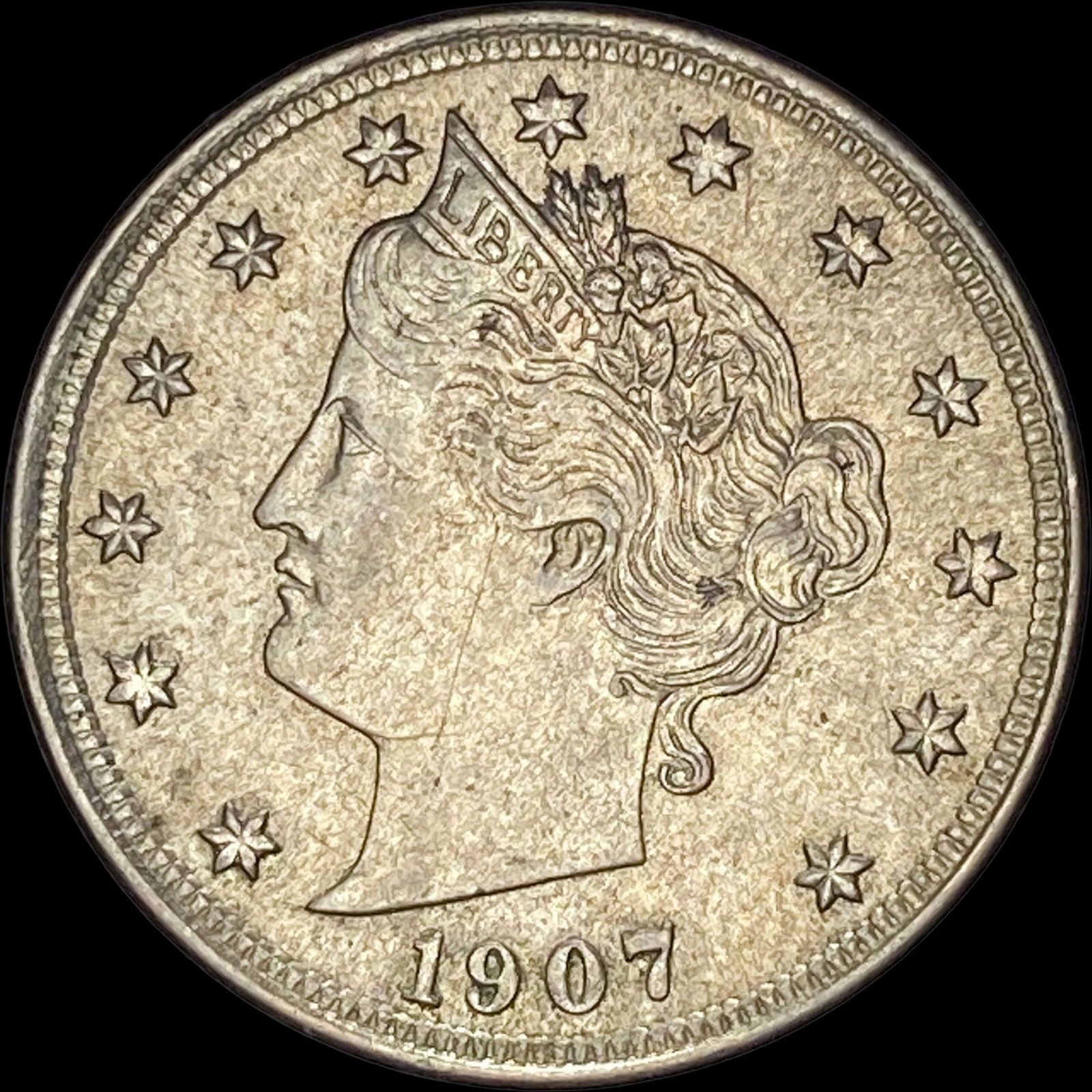 1907 Liberty Head Nickel UNCIRCULATED: 1907 Liberty Head Nickel UNCIRCULATED