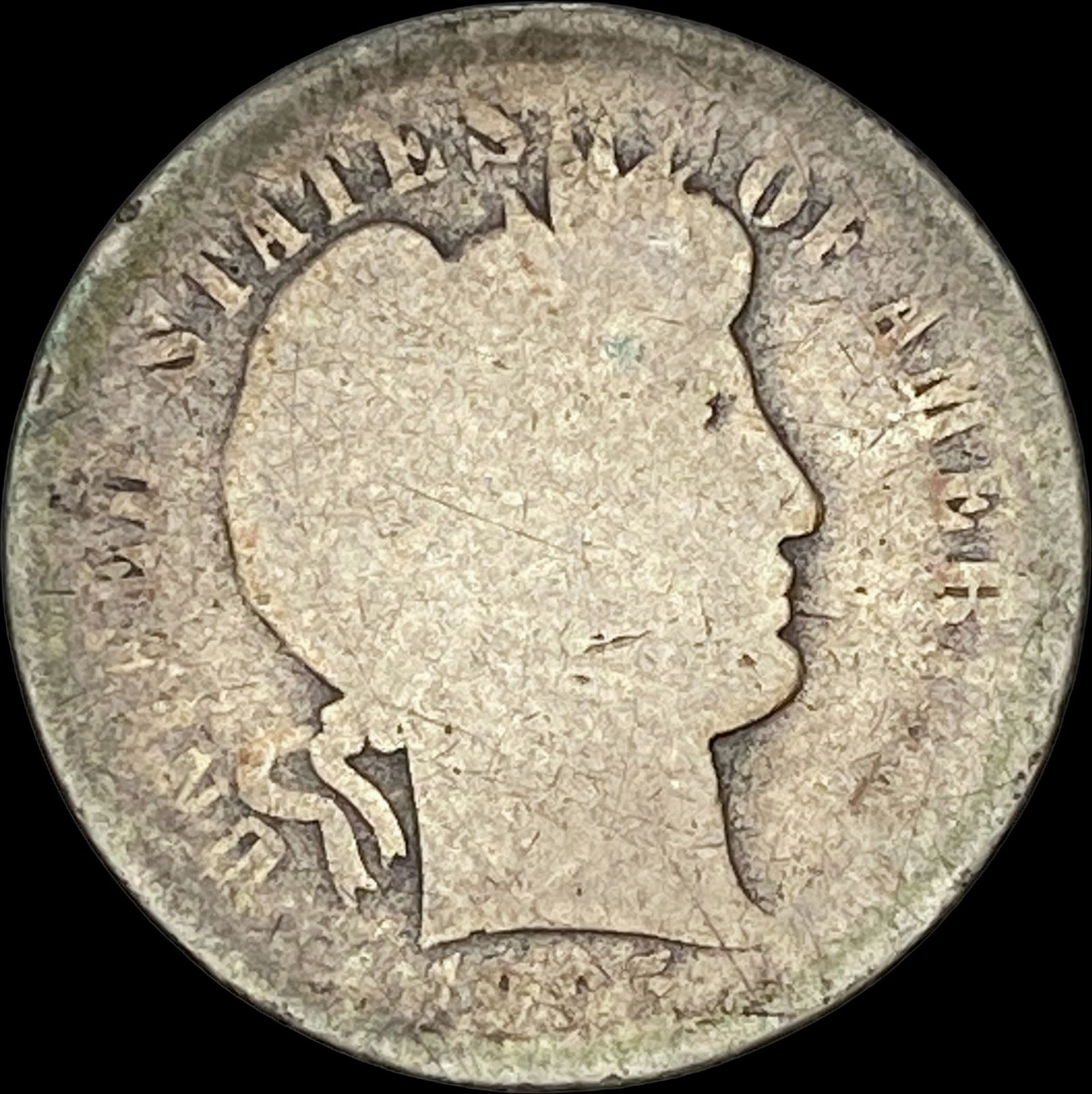 1905-O Barber Dime NICELY CIRCULATED (1 of 2)