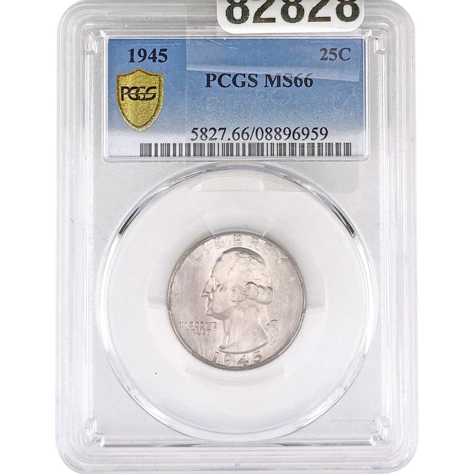 1945 Washington Silver Quarter PCGS MS66 (1 of 2)