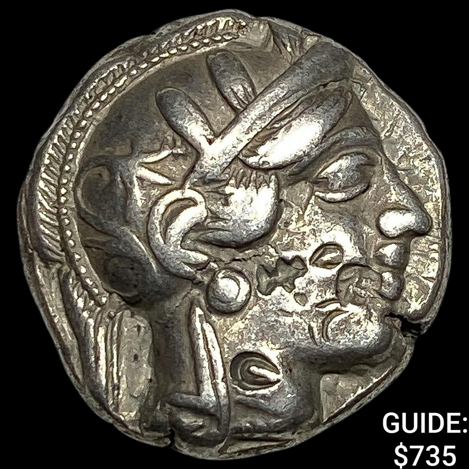 Attica Athens 393-294 AD Silver Tetradrachm NEARLY UNCIRCULATED (1 of 2)