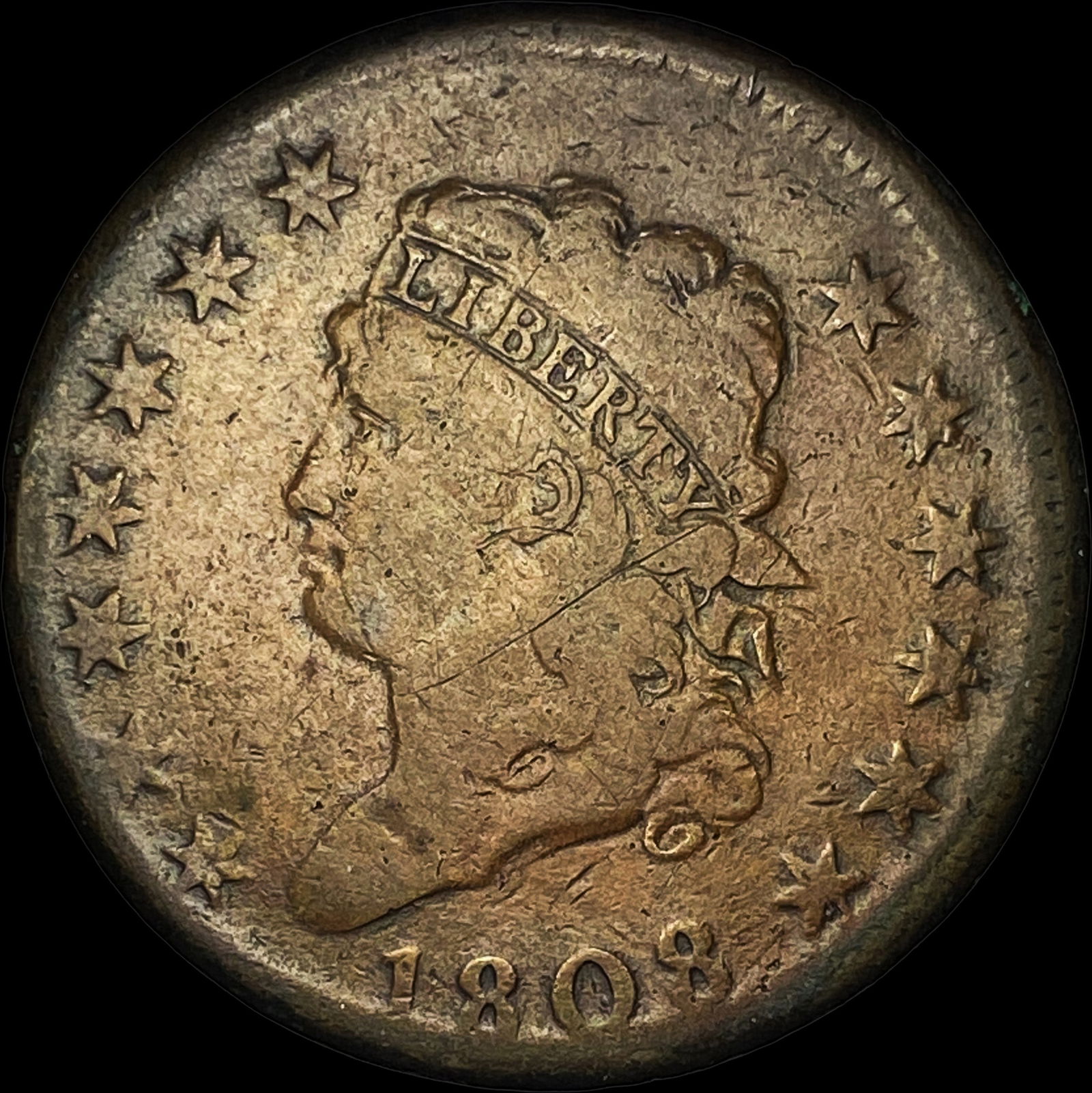 1808 Classic Head Large Cent LIGHTLY CIRCULATED (1 of 2)
