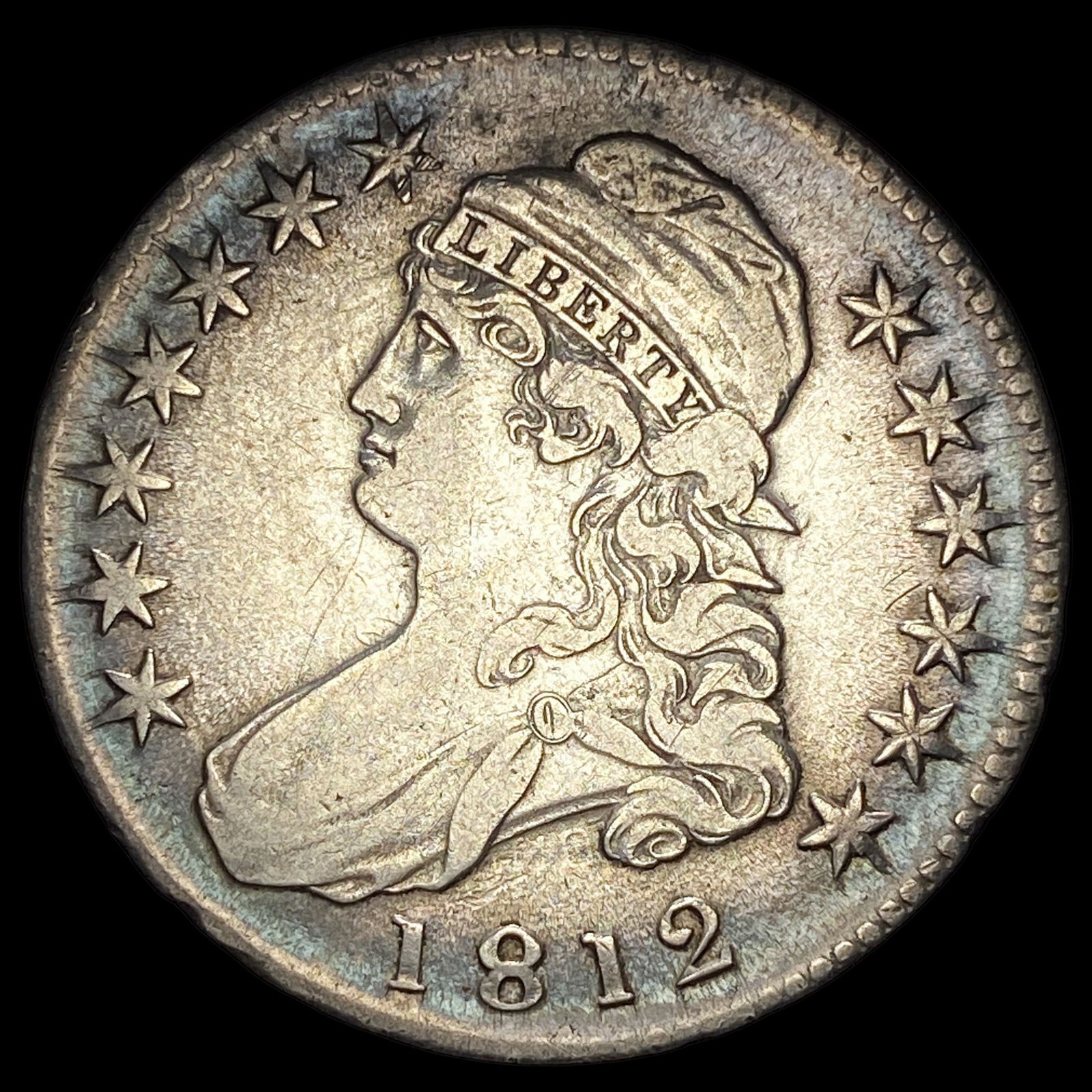 1812 Capped Bust Half Dollar NEARLY UNCIRCULATED (1 of 2)