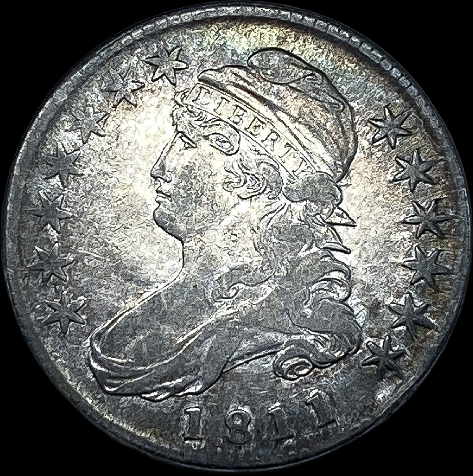 1811 Capped Bust Half Dollar CLOSELY UNCIRCULATED (1 of 2)
