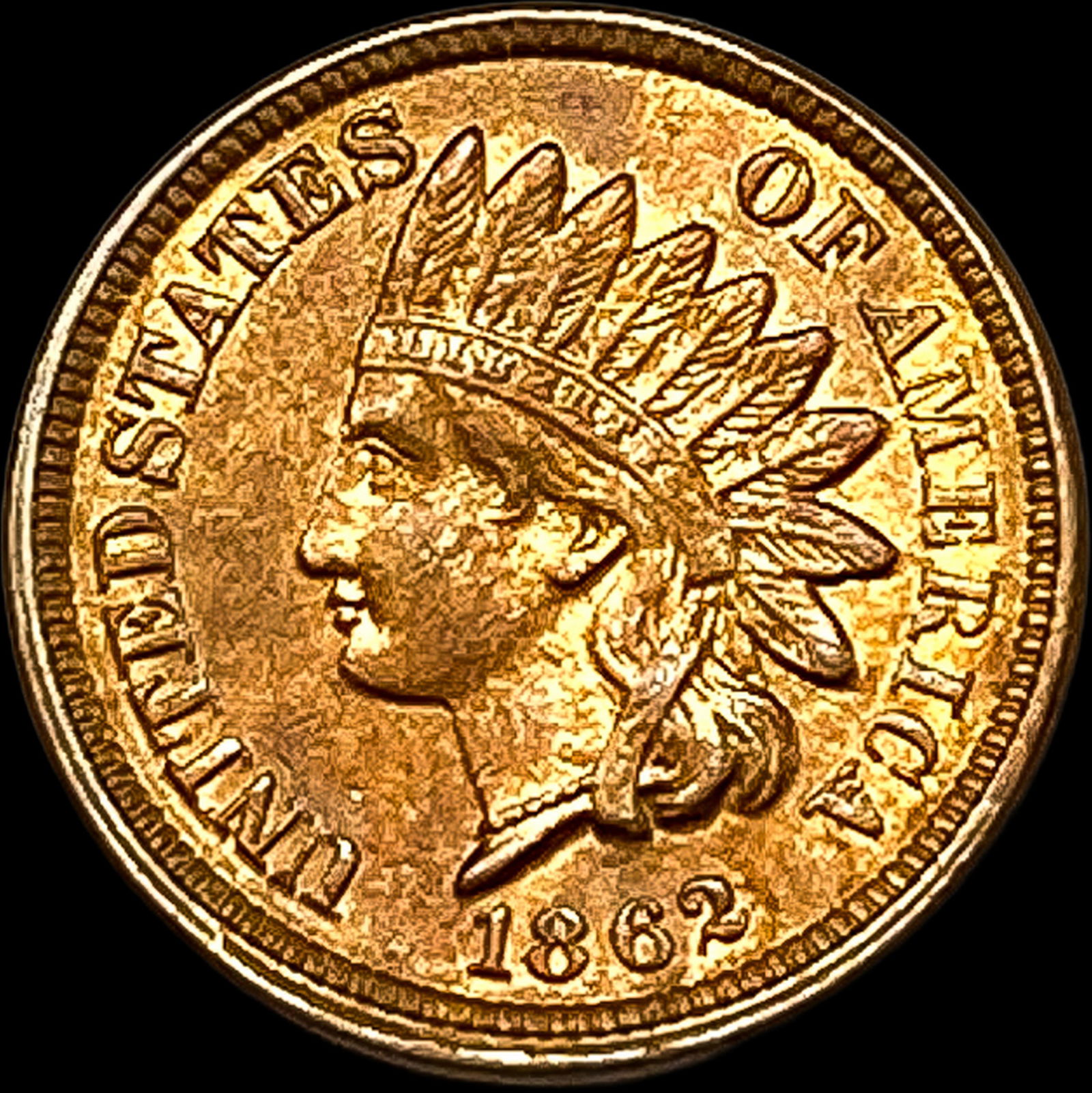 1862 Indian Head Cent UNCIRCULATED (1 of 2)