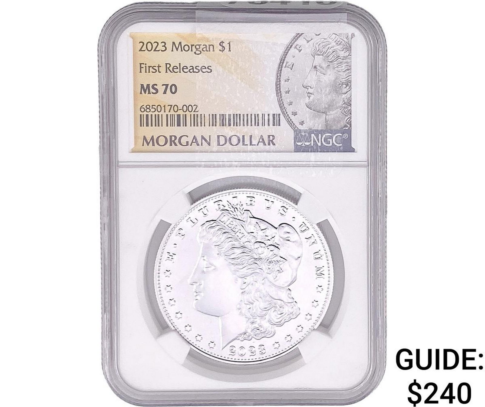 2023 Morgan Silver Dollar NGC MS70 First Releases (1 of 2)