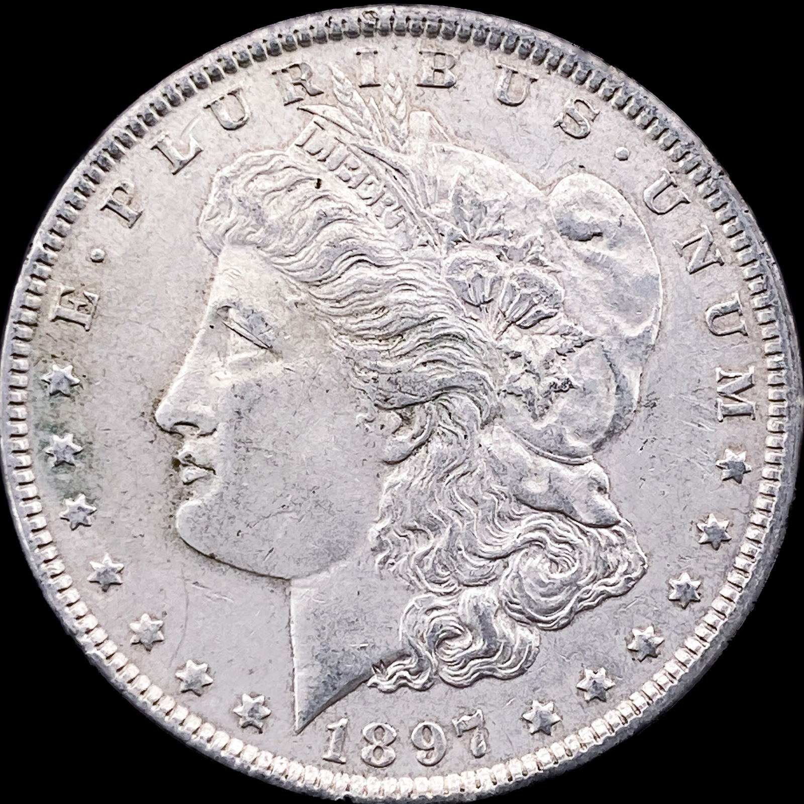 1897 Morgan Silver Dollar CHOICE AU (1 of 2)