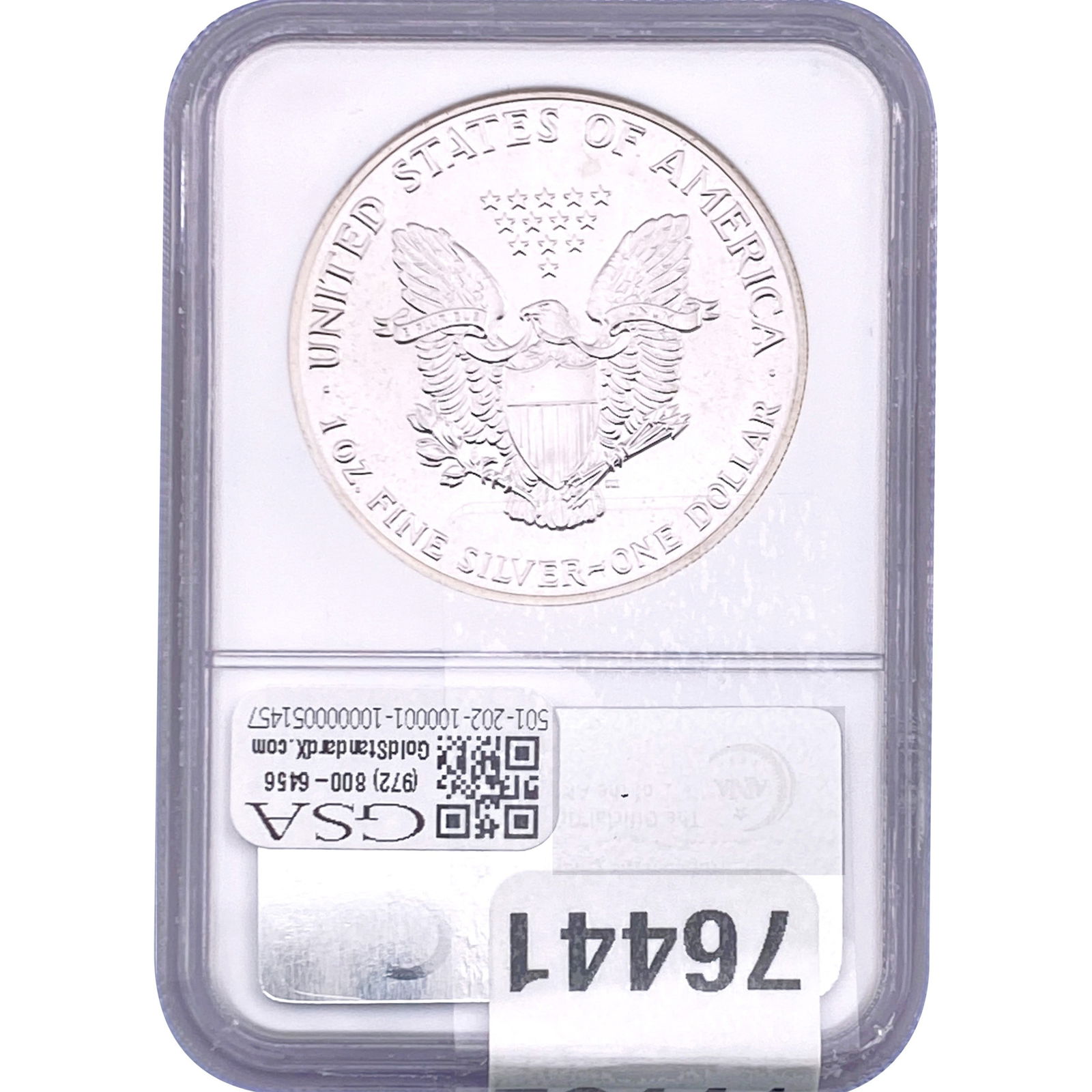 1989 Silver Eagle NGC MS69 - 2