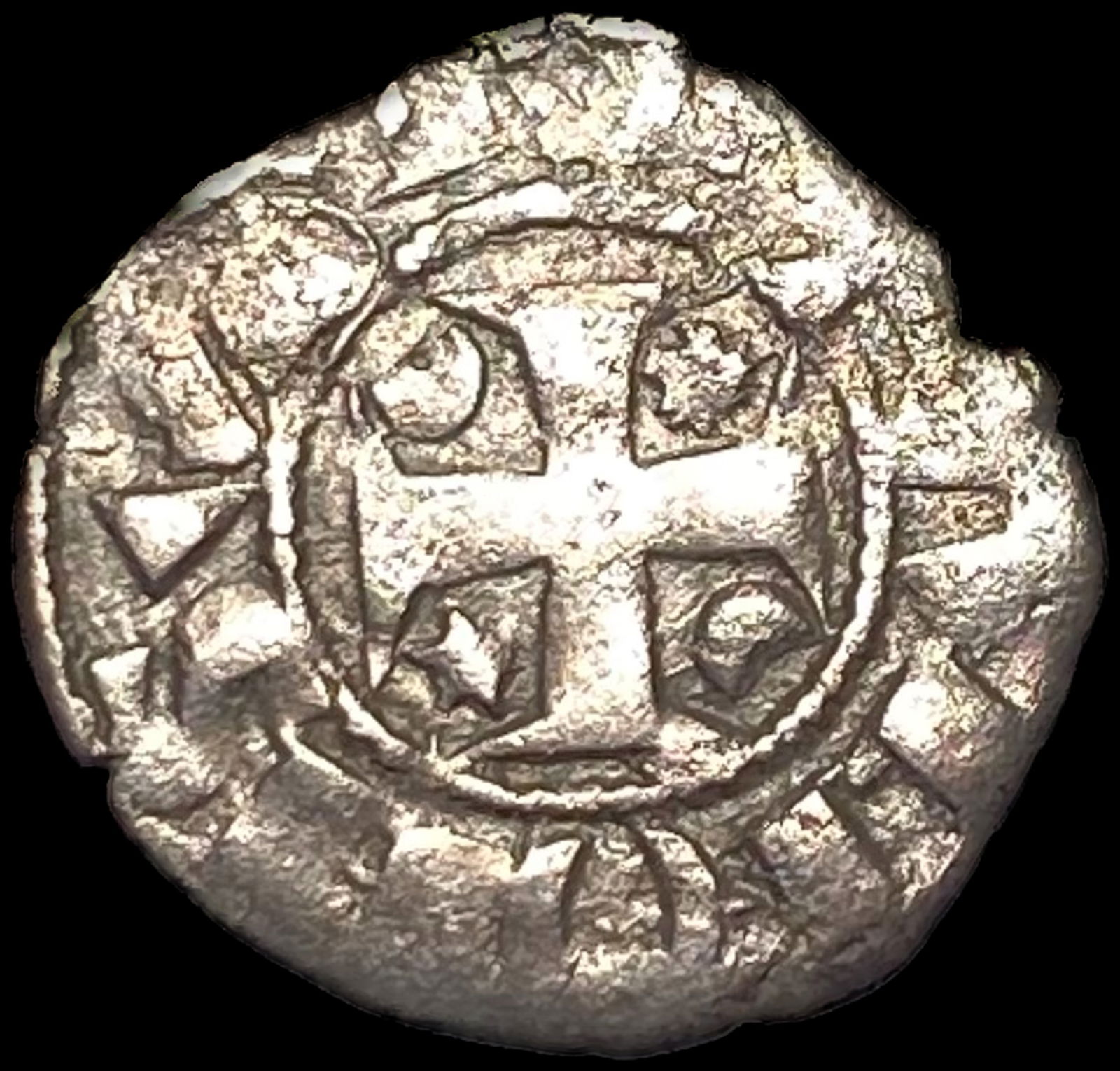 Portugal Alfonso III Silver Dinero NEARLY UNCIRCULATED (1 of 2)