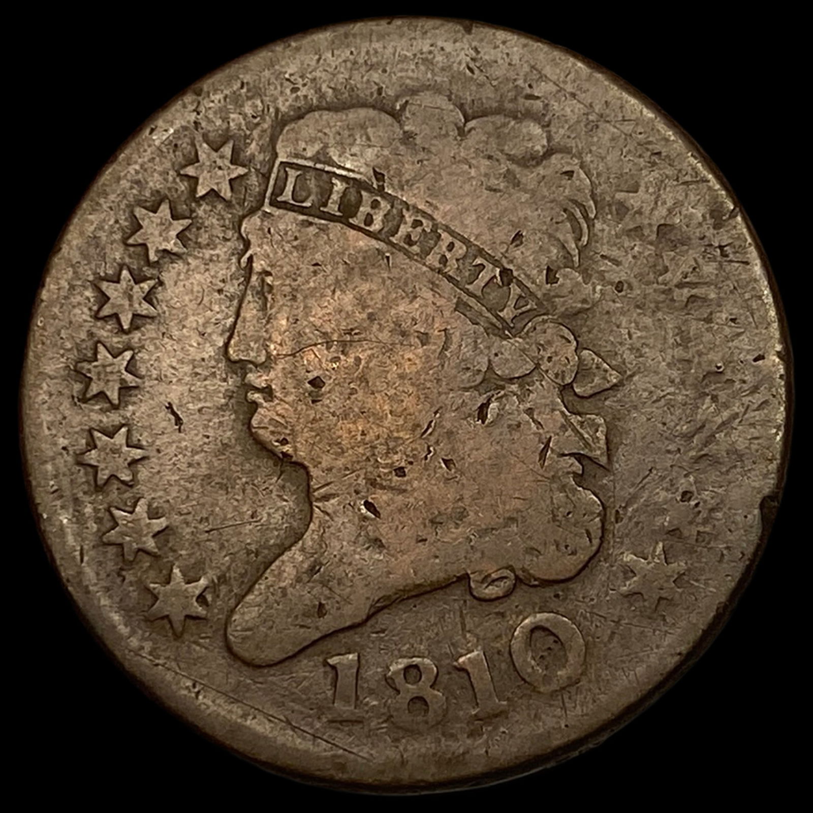 1810 Classic Head Half Cent HIGH GRADE (1 of 2)