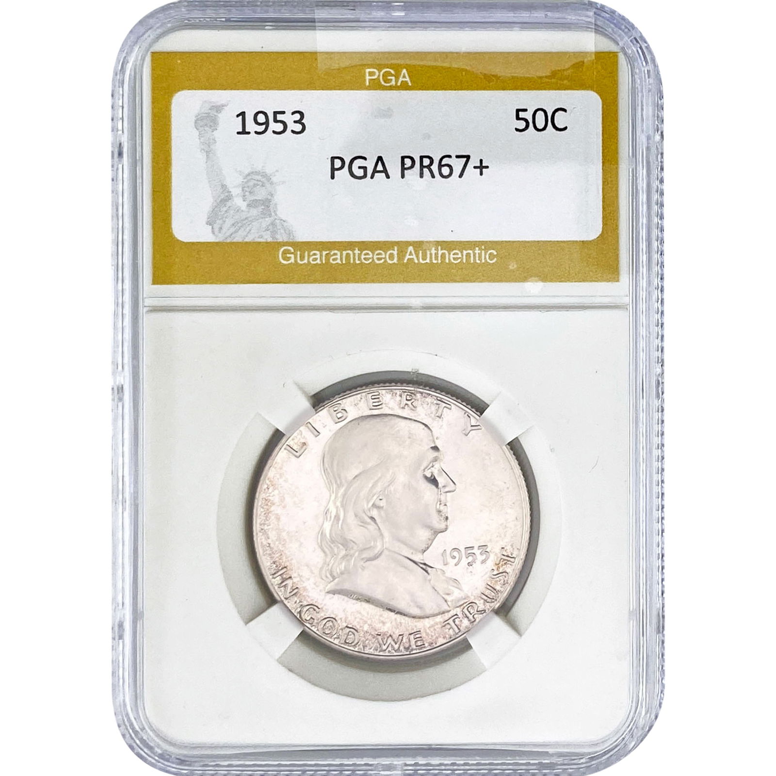1953 Franklin Half Dollar PGA MS67+ (1 of 2)