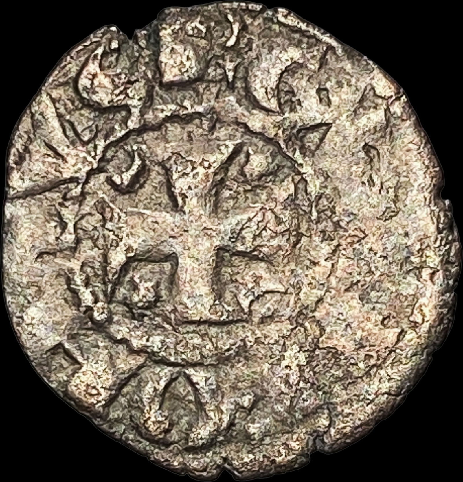 1248-1279 Portugal Alfonso III SIlver Dinero NEARLY UNCIRCULATED (1 of 2)