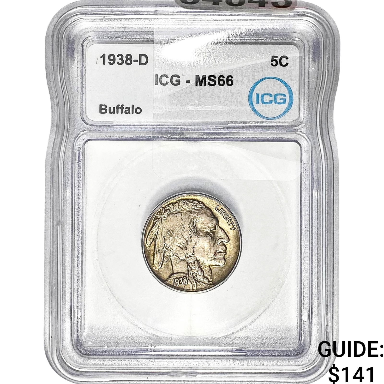 1938-D Buffalo Nickel ICG MS66 (1 of 2)