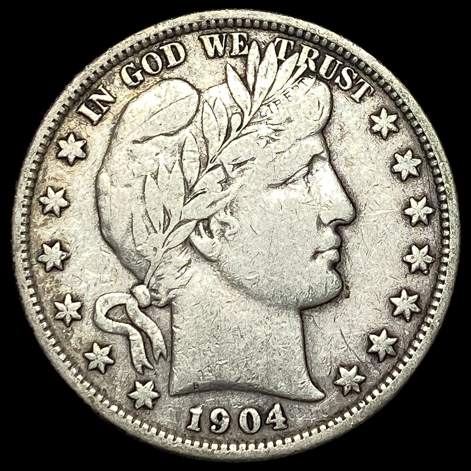 1904 Barber Half Dollar LIGHTLY CIRCULATED (1 of 2)