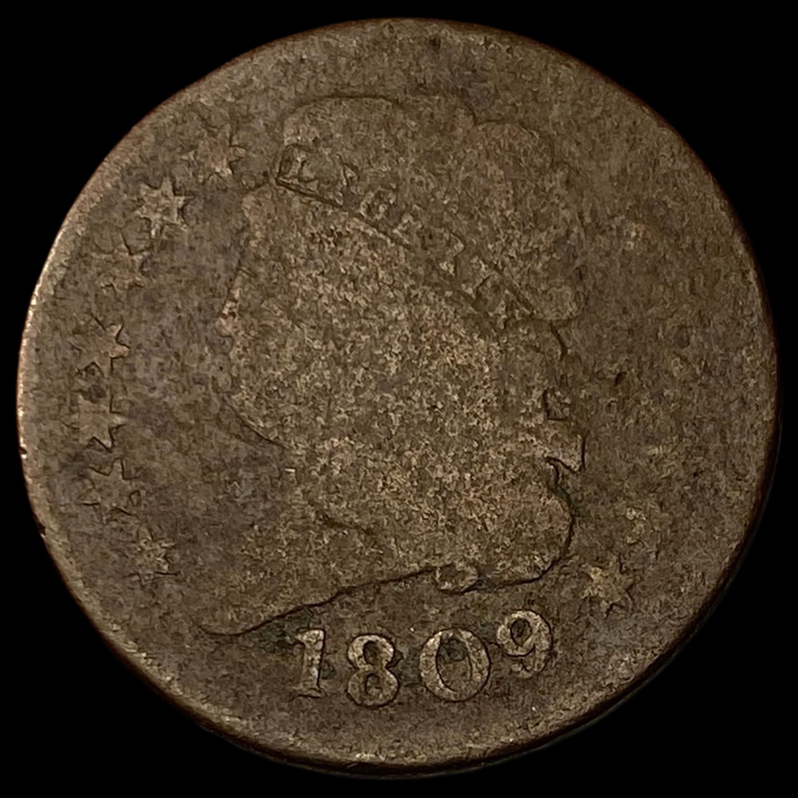 1809 Classic Head Half Cent NICELY CIRCULATED (1 of 2)